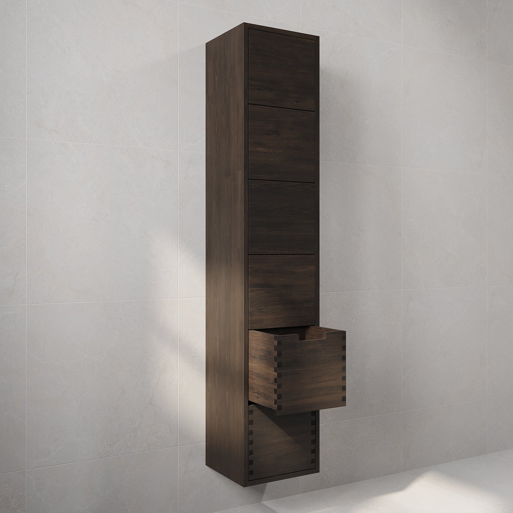 Egeskov, Furniture Set - High Cabinet, Oak Black - 35 cm - MASTERSTORE - 8595677194135 - Furniture Set - Code - 96-035-52-82-43 - 8595677194135