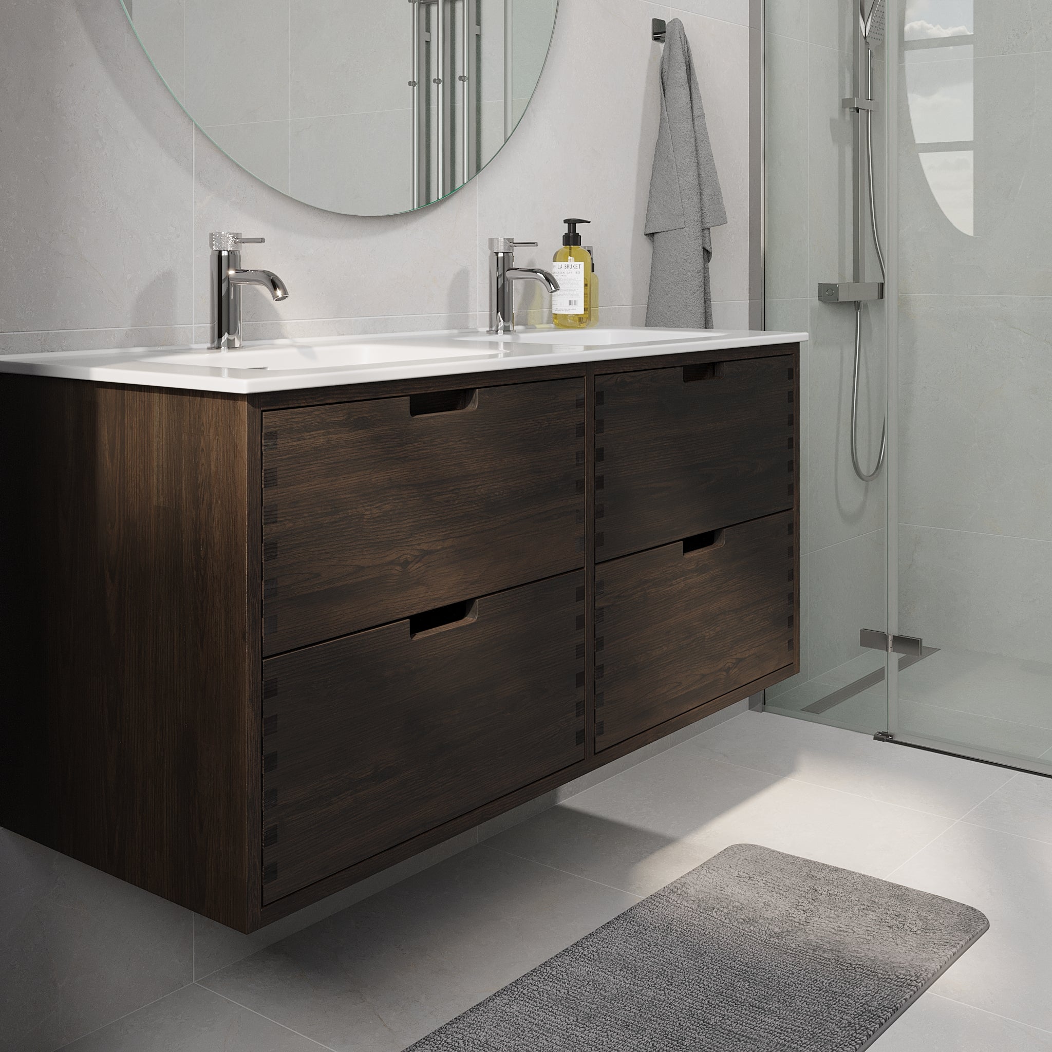 Gribskov, Furniture Set - Code, Oak Black - 100 cm - MASTERSTORE - 8595677199581 - Furniture Set - Code - 96 - 100 - 54 - 82 - 40 - 8595677199581