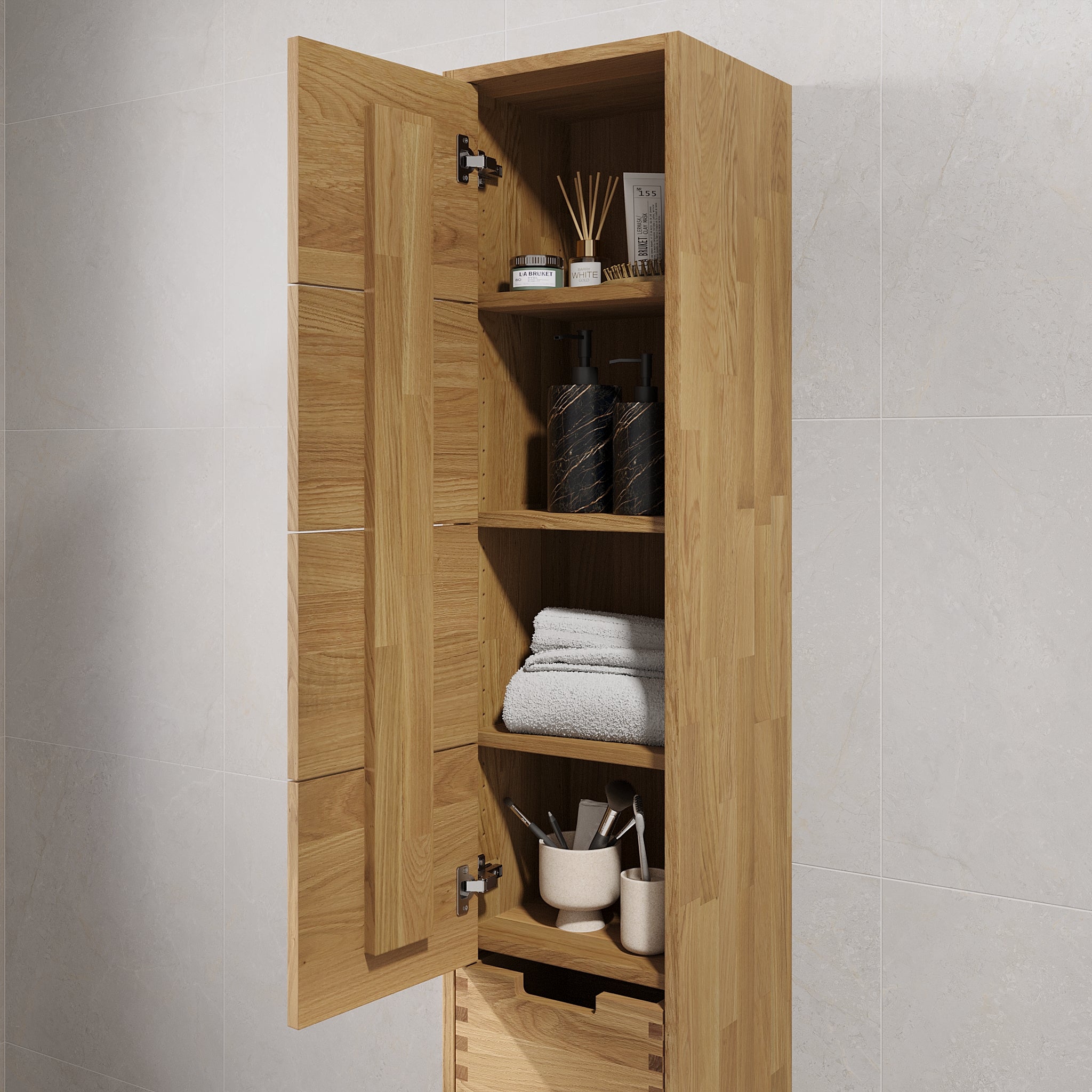 Gribskov Högskåp, Ek - Högskåp - BATH DELUXE - PRESTIGE - 96 - 035 - 54 - 86 - 42 - BATHDELUXE SWEDEN