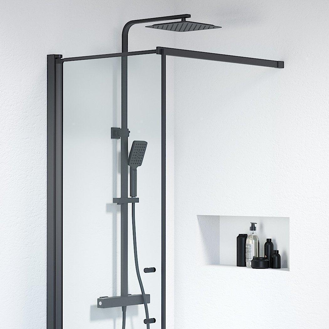 Næsby Takduschset m/Termostat blandare och 25 cm takdusch, 150 C/C