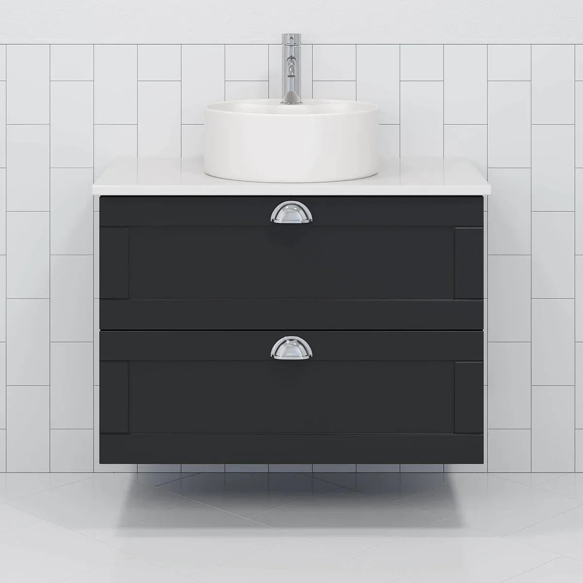 Naddvik Badrumsmöbel - Tvättställsskåp - BATH DELUXE - PRESTIGE - 71 - 080 - 04 - 02 - 40 - BATHDELUXE SWEDEN