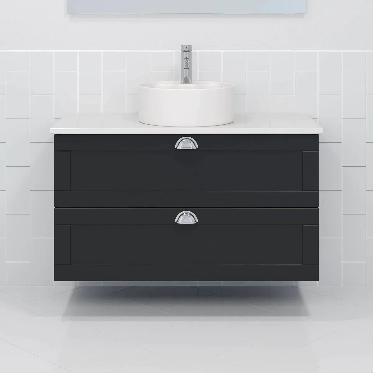 Naddvik Badrumsmöbel - Tvättställsskåp - BATH DELUXE - PRESTIGE - 71 - 100 - 04 - 02 - 40 - BATHDELUXE SWEDEN