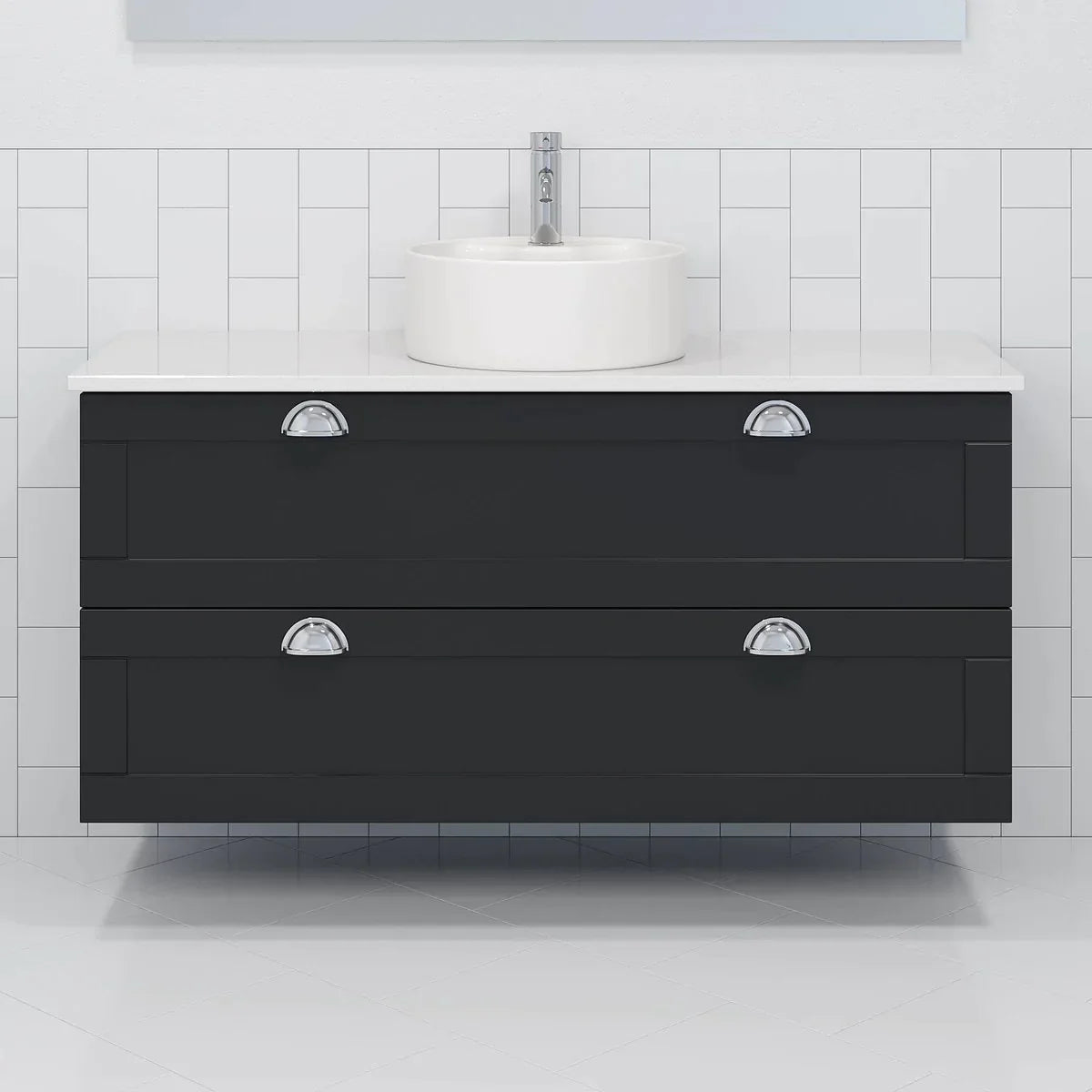 Naddvik Badrumsmöbel - Tvättställsskåp - BATH DELUXE - PRESTIGE - 71 - 120 - 04 - 02 - 40 - BATHDELUXE SWEDEN