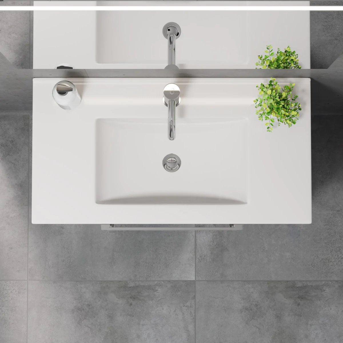 Nordfeld Badrumsmöbel, Antracitgrå - Tvättställsskåp - BATH DELUXE - EXCLUSIVE - 09 - 075 - 07 - 43 - 00 - BATHDELUXE SWEDEN