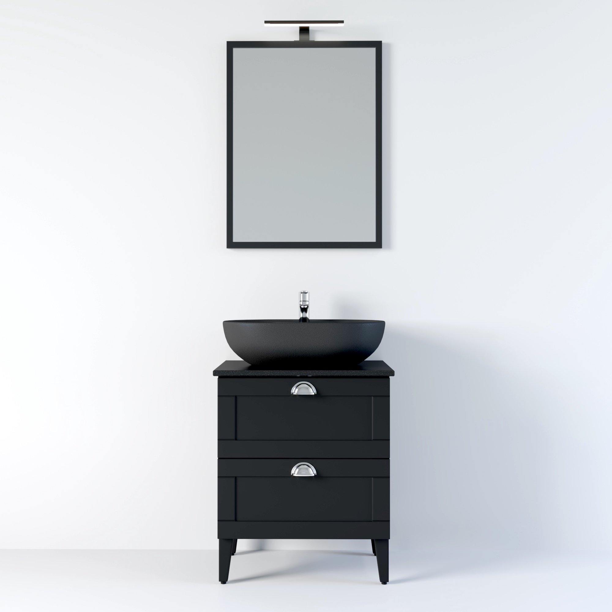 Pandum Badrumsmöbel - Tvättställsskåp - BATH DELUXE - PRESTIGE - 72 - 060 - 12 - 02 - 40 - BATHDELUXE SWEDEN