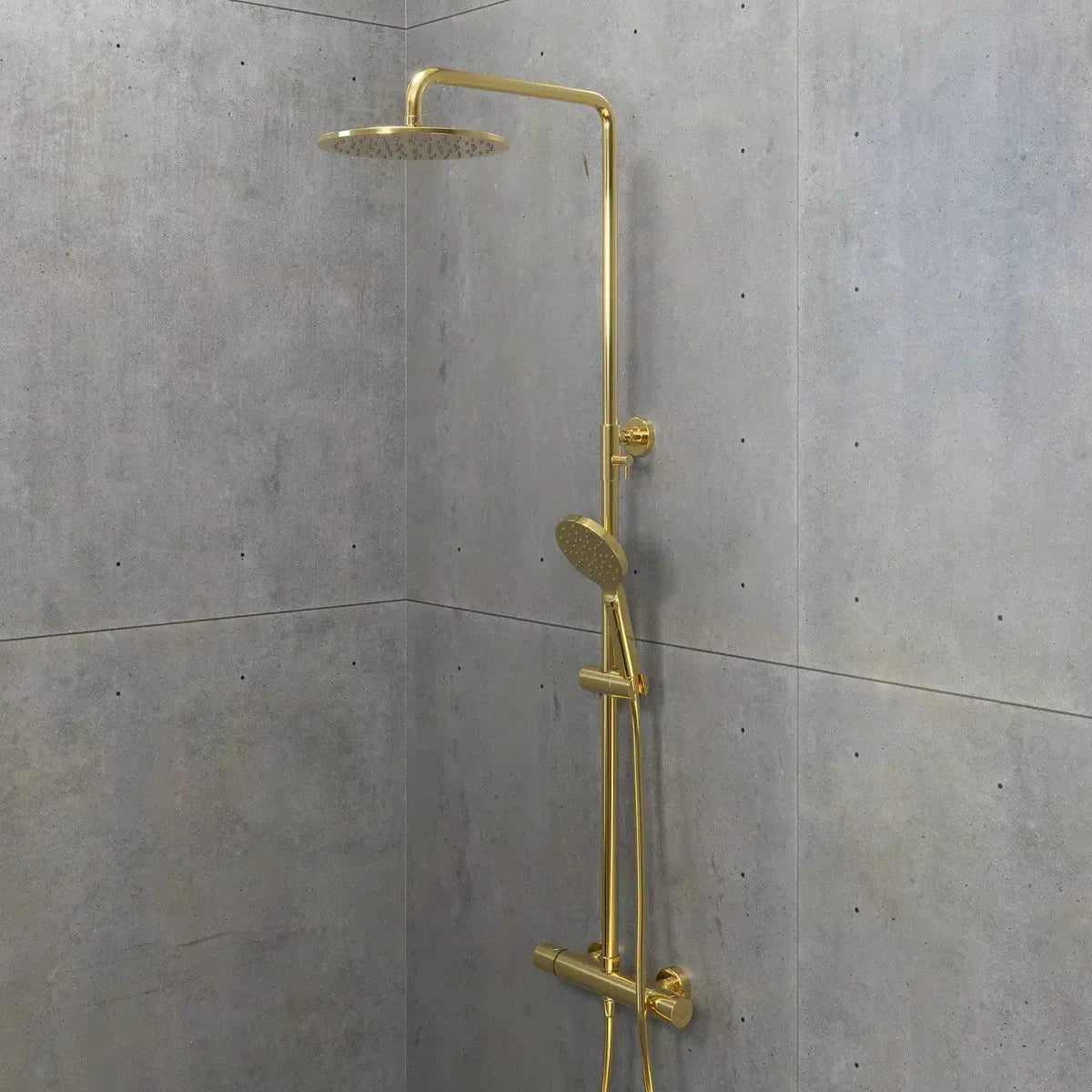 Dragør Takduschset m/Termostat blandare och 25 cm takdusch, 150 C/C
