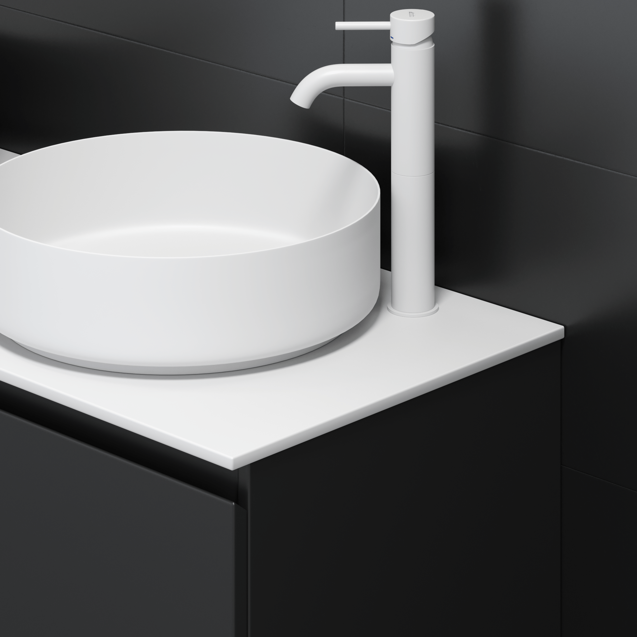 Sandvika Bänkskiva i kompakt laminat, Vit - Bänkskivor - BATH DELUXE - PRESTIGE - 06 - 100 - 30 - 01 - 00 - BATHDELUXE SWEDEN