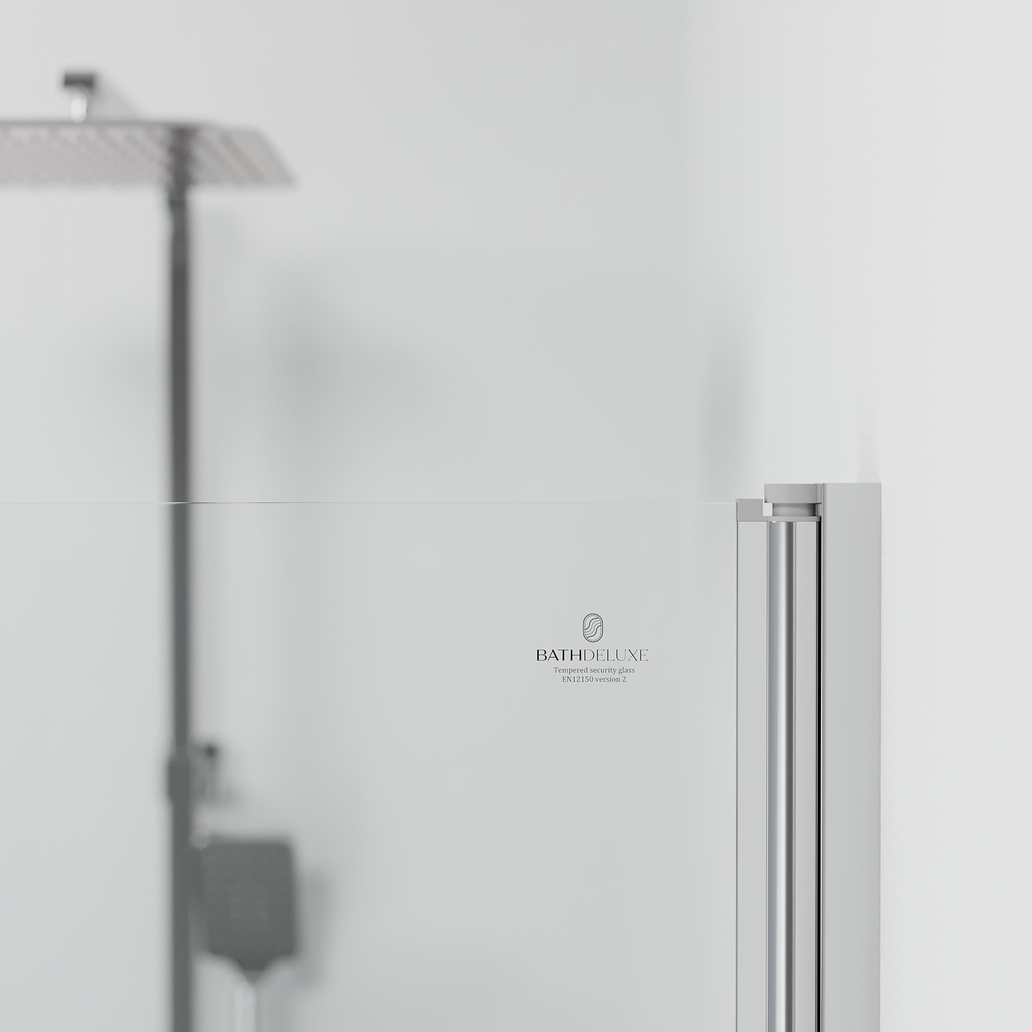 Tulsa Duschhörn, Rak, Klarglas, Krom Profil - Duschhörna - BATH DELUXE - BASIC - 42 - 090 - 11 - 60 - 02 - BATHDELUXE SWEDEN
