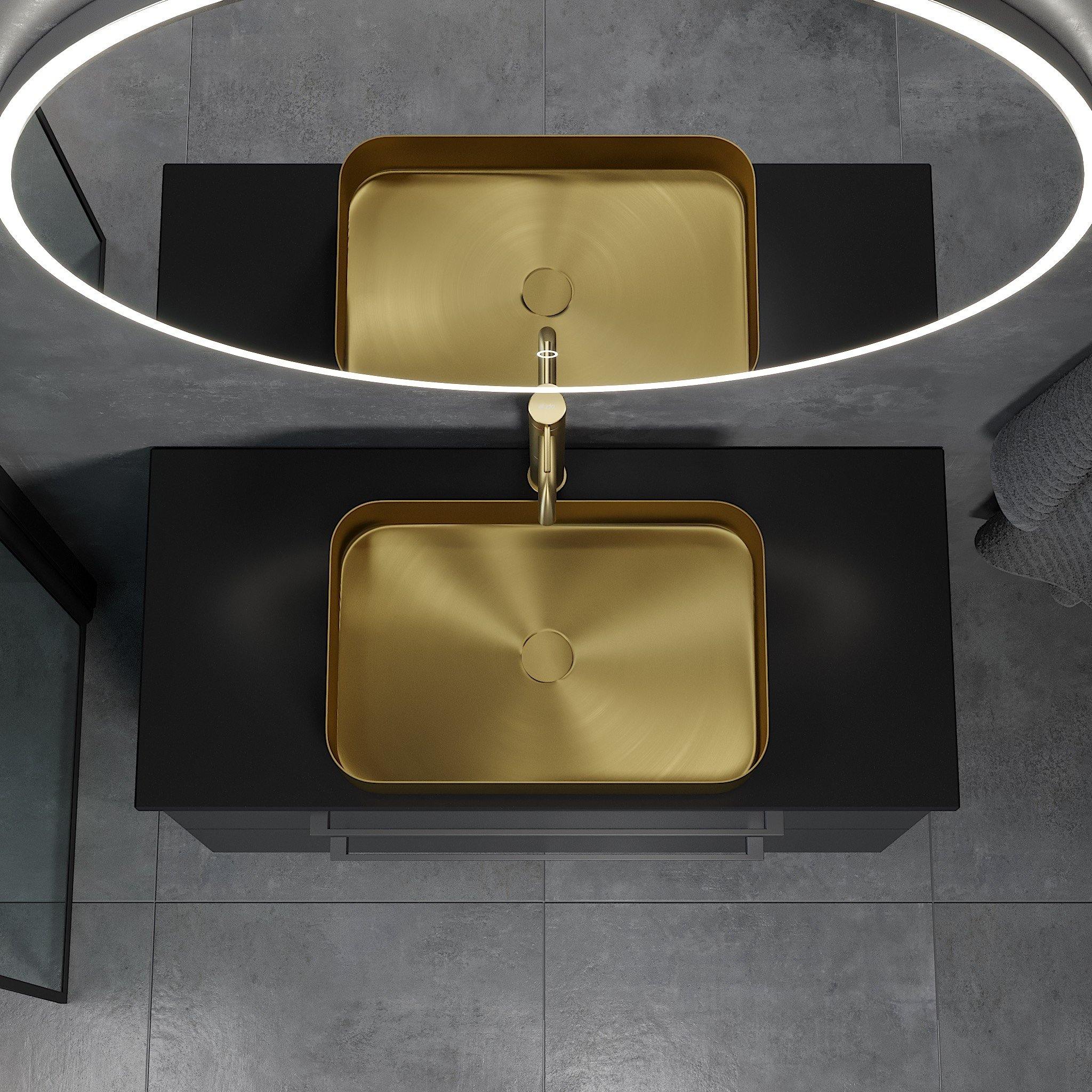Vangsnes Badrumsmöbel - Tvättställsskåp - BATH DELUXE - PRESTIGE - 70 - 100 - 30 - 02 - 40 - BATHDELUXE SWEDEN
