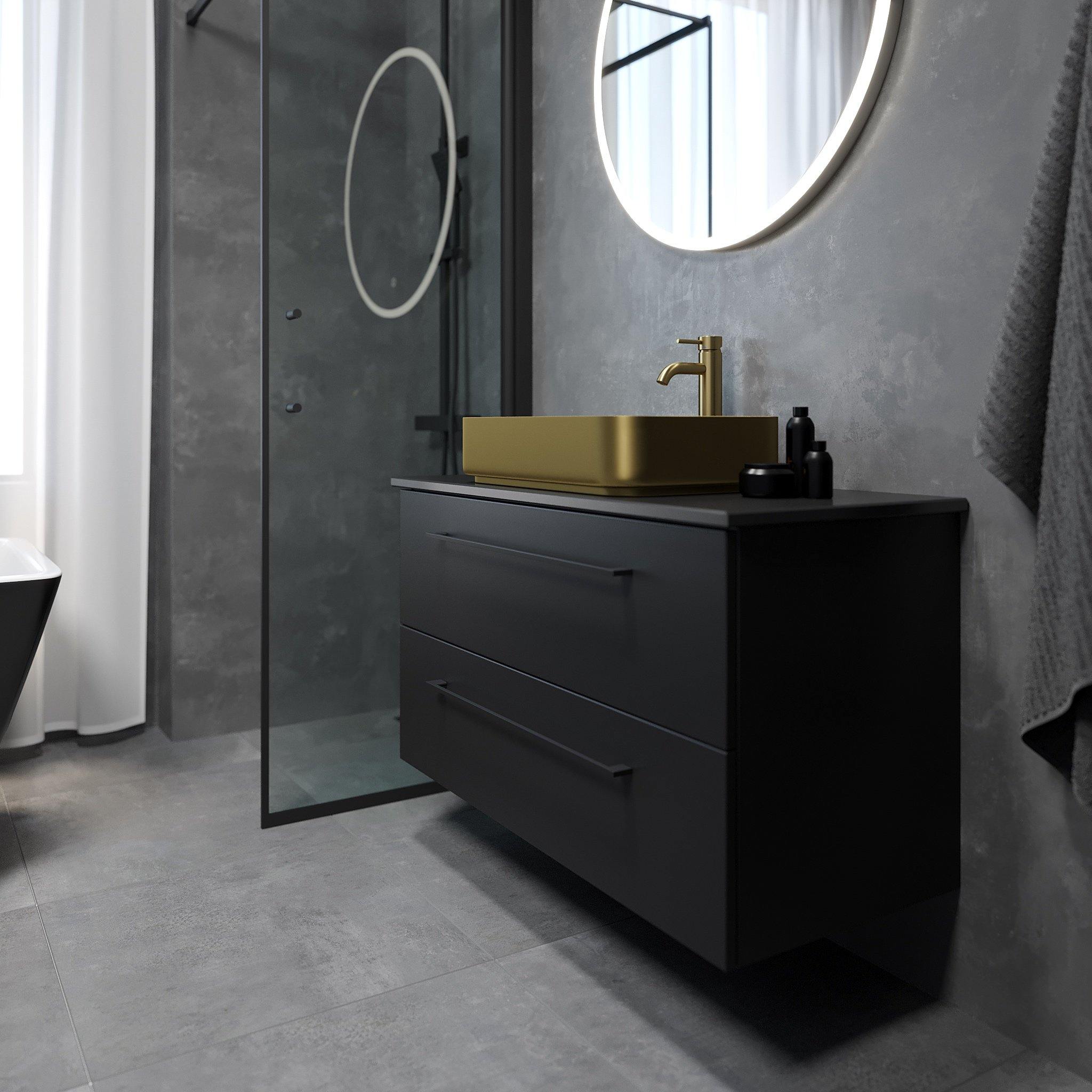 Vangsnes Badrumsmöbel - Tvättställsskåp - BATH DELUXE - PRESTIGE - 70 - 100 - 30 - 02 - 40 - BATHDELUXE SWEDEN