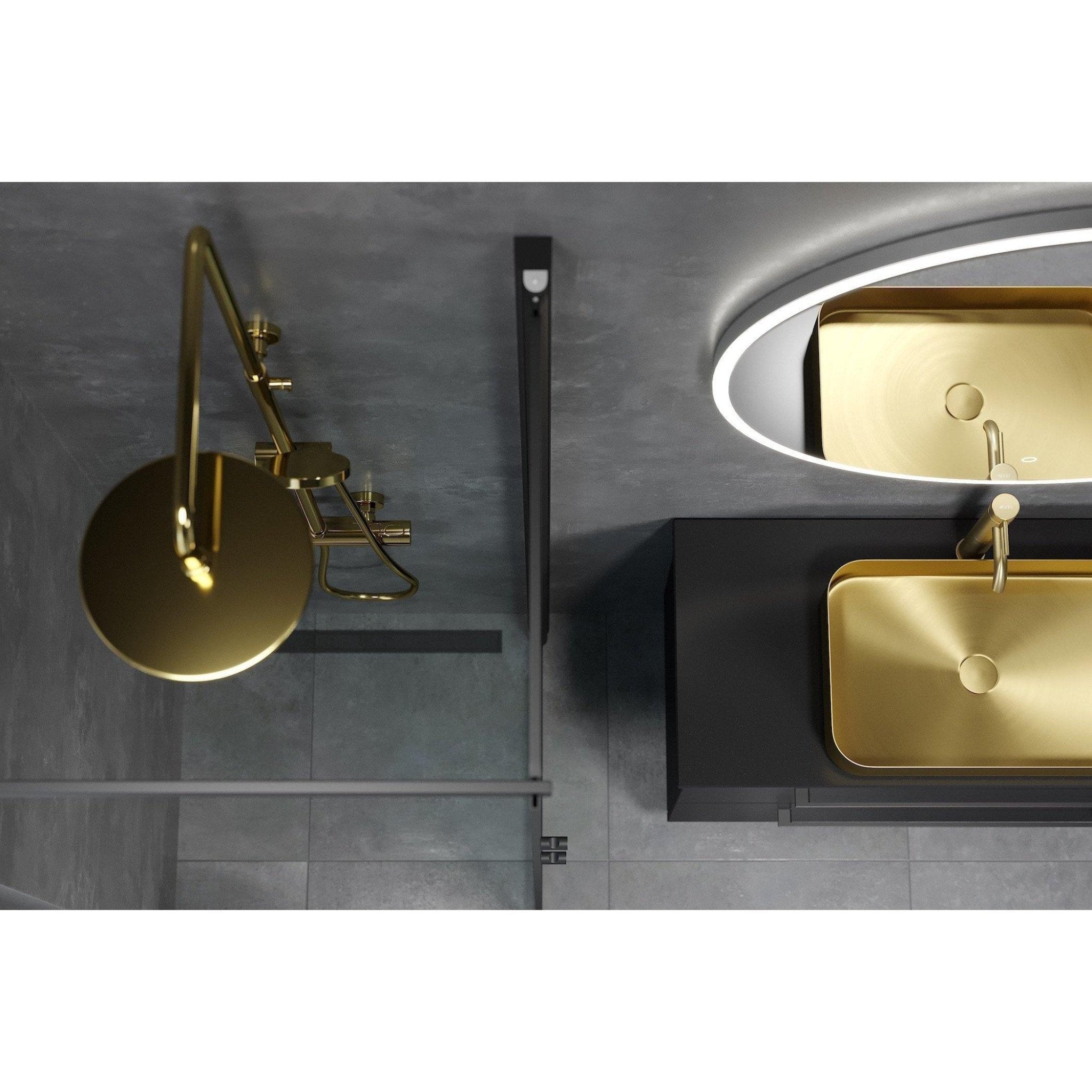 Vangsnes Badrumsmöbel - Tvättställsskåp - BATH DELUXE - PRESTIGE - 70 - 100 - 30 - 02 - 40 - BATHDELUXE SWEDEN