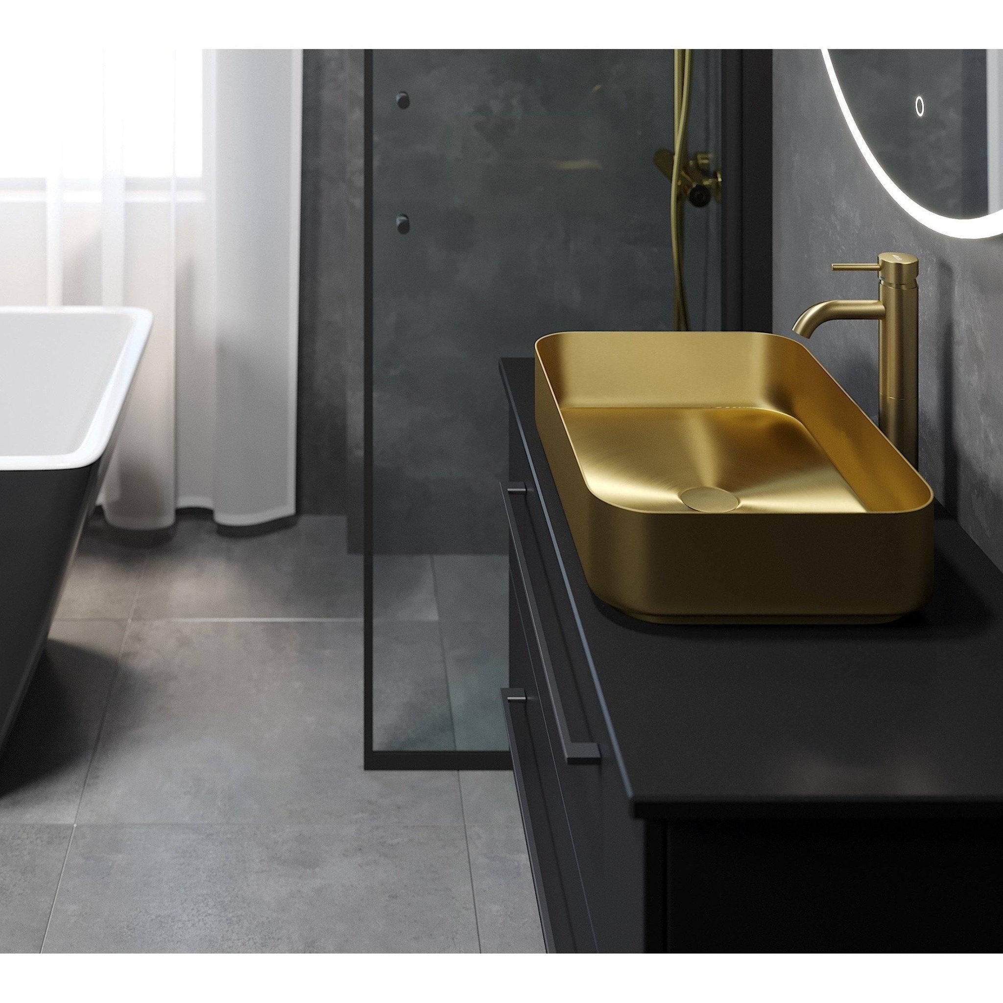 Vangsnes Badrumsmöbel - Tvättställsskåp - BATH DELUXE - PRESTIGE - 70 - 100 - 30 - 02 - 40 - BATHDELUXE SWEDEN
