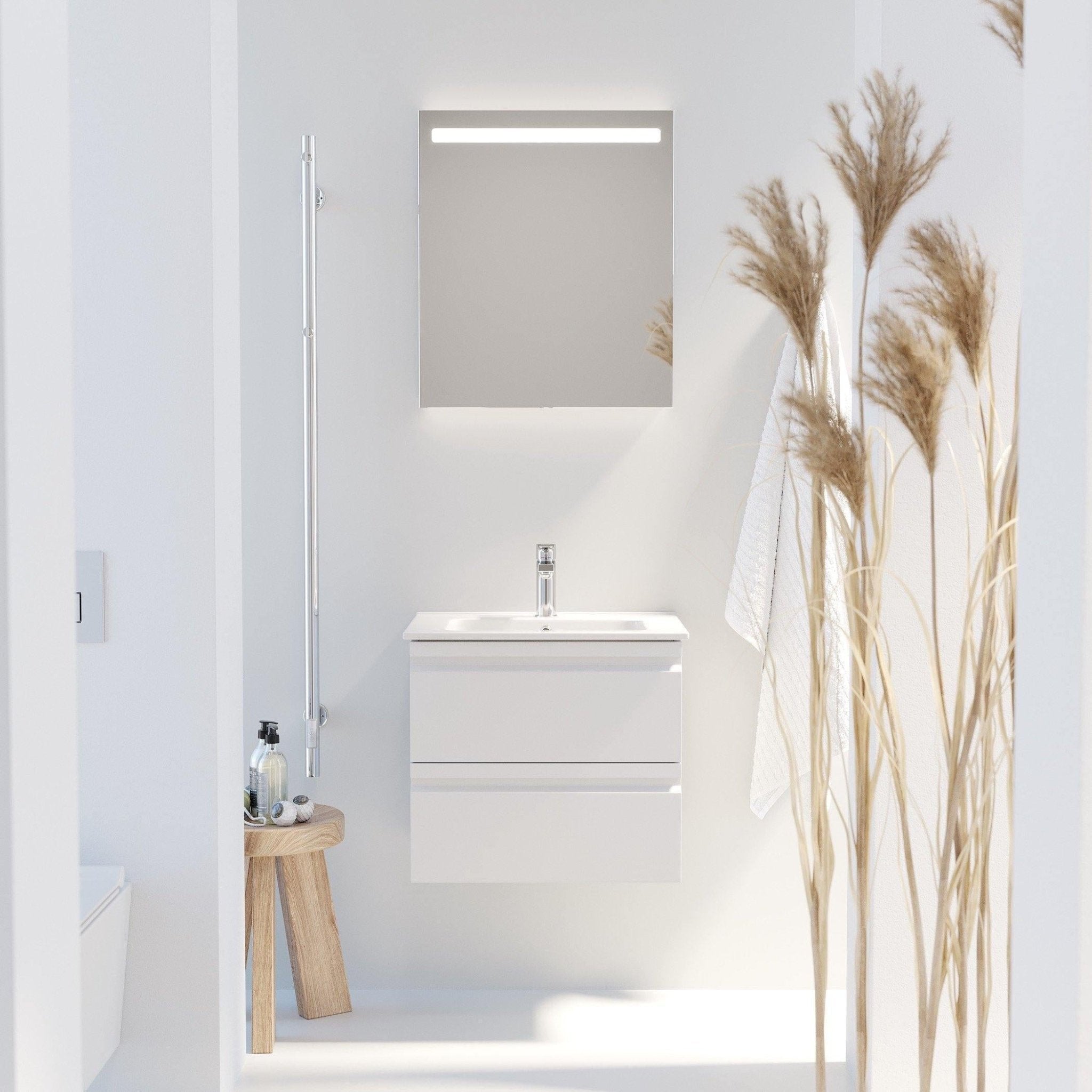 Vedø Badrumsmöbel m/LED - spegel - Tvättställsskåp - BATH DELUXE - EXCLUSIVE - 09 - 056 - 20 - 01 - 00 - BATHDELUXE SWEDEN