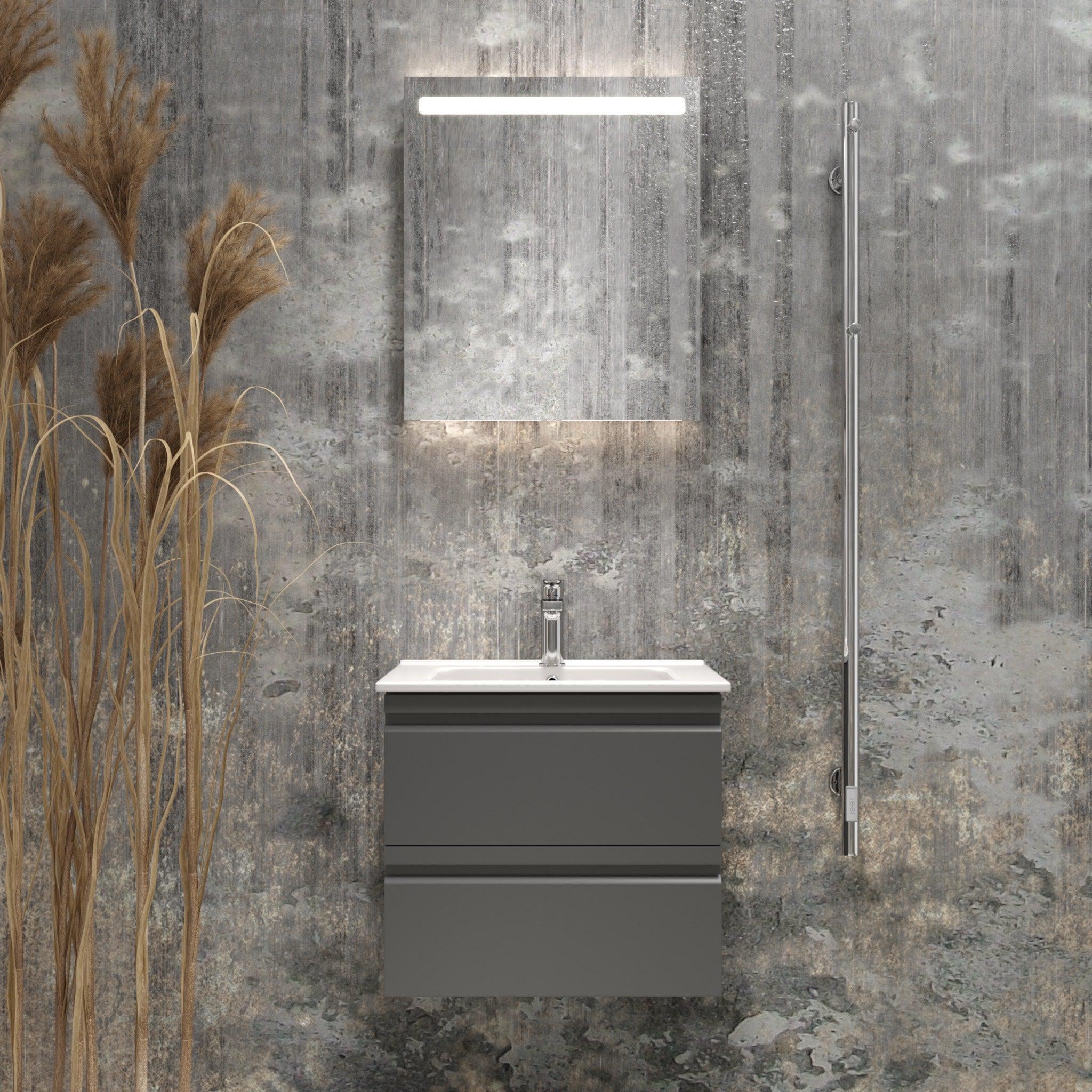 Vedø Badrumsmöbel m/LED - spegel - Tvättställsskåp - BATH DELUXE - EXCLUSIVE - 09 - 056 - 20 - 03 - 00 - BATHDELUXE SWEDEN
