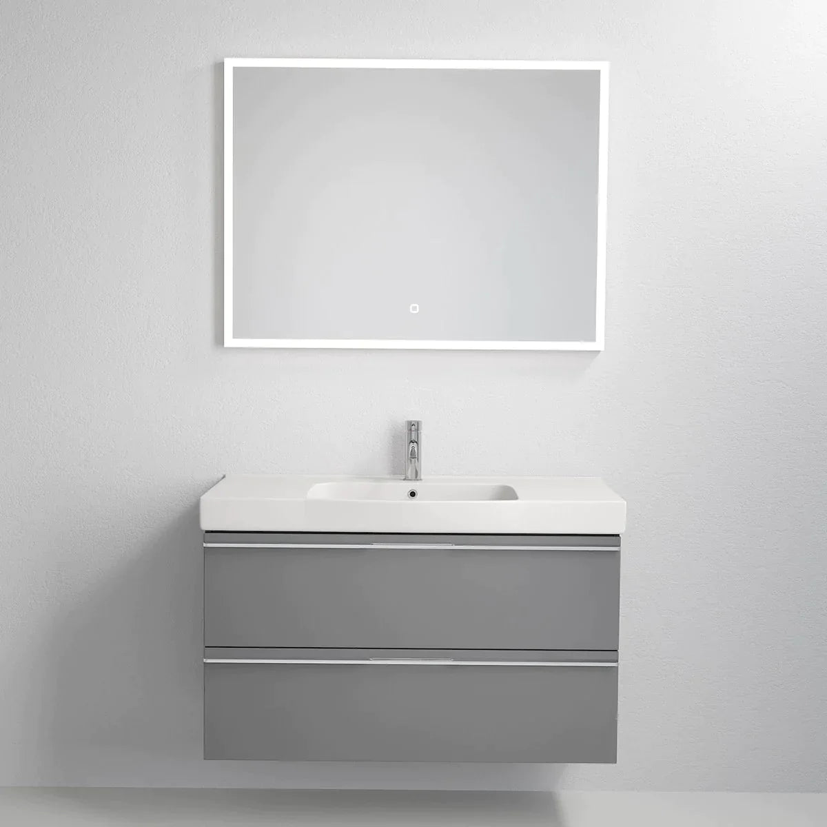 Veiholmen Badrumsmöbel, Grå Matt - Tvättställsskåp - BATH DELUXE - PRESTIGE - 70 - 100 - 30 - 03 - 00 - BATHDELUXE SWEDEN