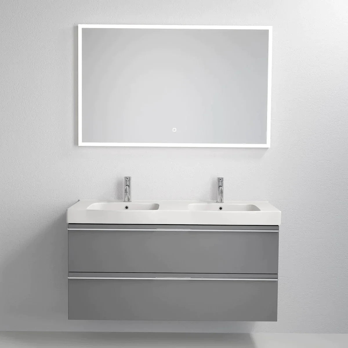 Veiholmen Badrumsmöbel, Grå Matt - Tvättställsskåp - BATH DELUXE - PRESTIGE - 70 - 120 - 30 - 03 - 00 - BATHDELUXE SWEDEN