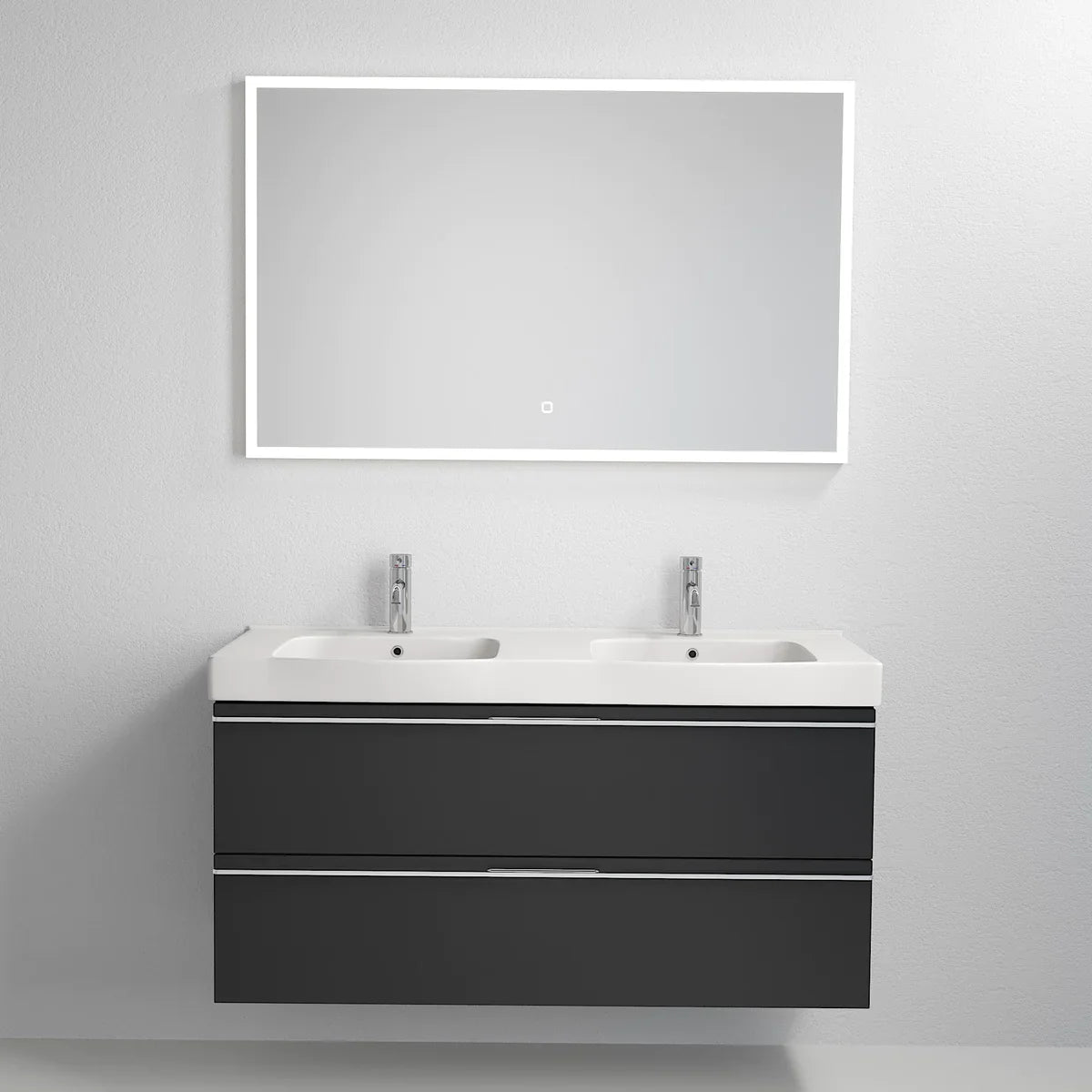 Veiholmen Badrumsmöbel, Svart Matt - Tvättställsskåp - BATH DELUXE - PRESTIGE - 70 - 120 - 30 - 02 - 00 - BATHDELUXE SWEDEN