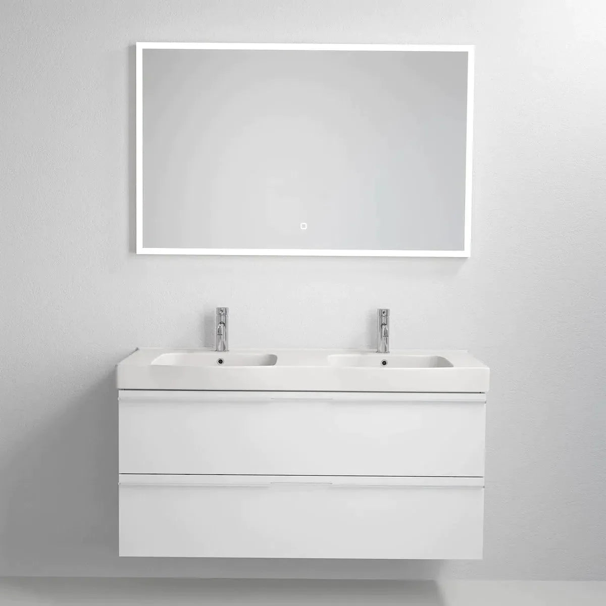 Veiholmen Badrumsmöbel, Vit Högblank - Tvättställsskåp - BATH DELUXE - PRESTIGE - 70 - 120 - 30 - 11 - 00 - BATHDELUXE SWEDEN