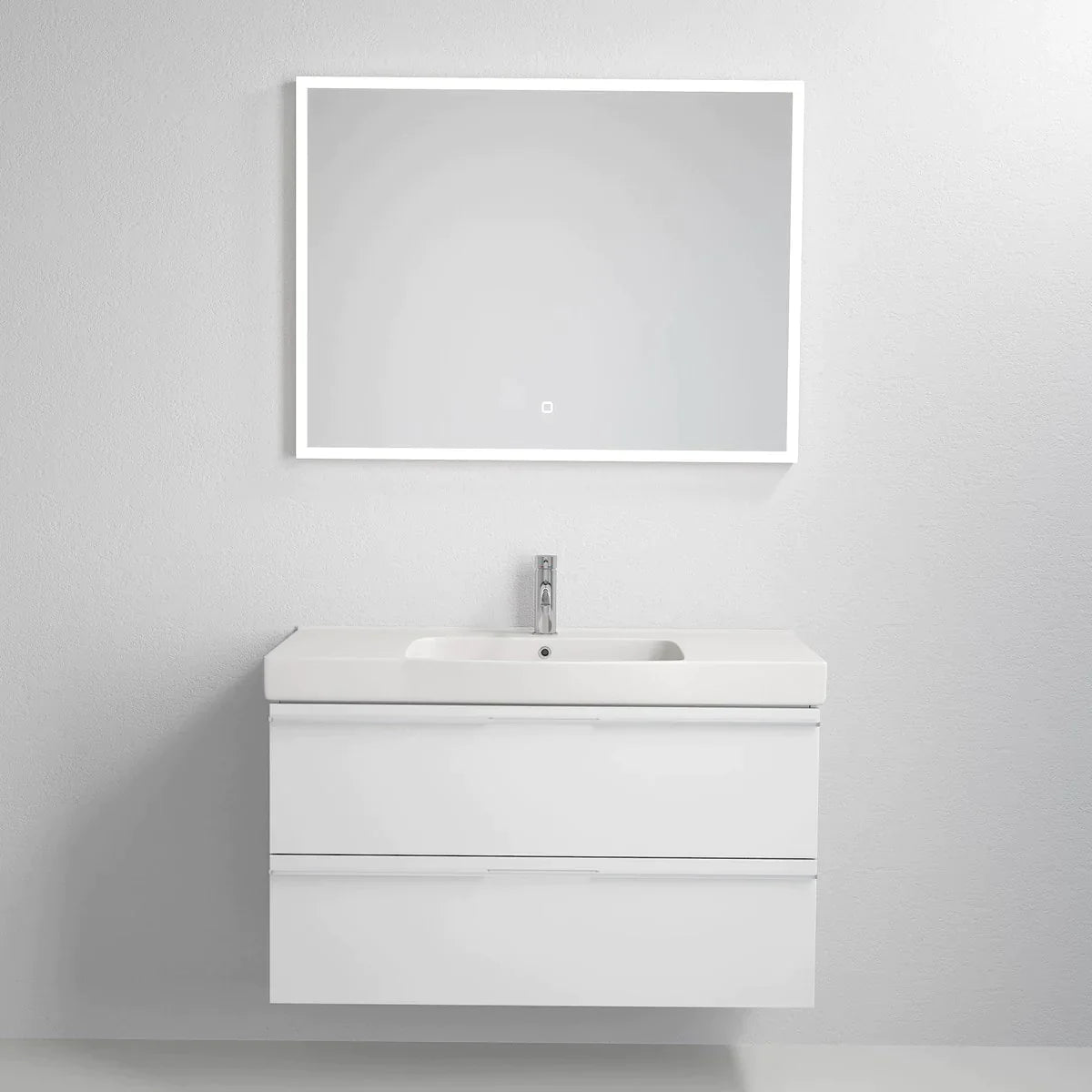 Veiholmen Badrumsmöbel, Vit Matt - Tvättställsskåp - BATH DELUXE - PRESTIGE - 70 - 100 - 30 - 01 - 00 - BATHDELUXE SWEDEN