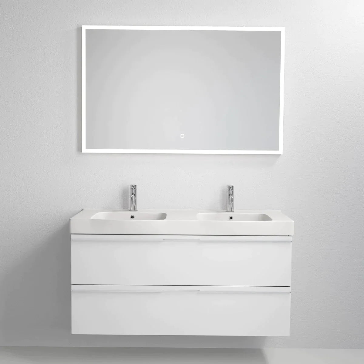 Veiholmen Badrumsmöbel, Vit Matt - Tvättställsskåp - BATH DELUXE - PRESTIGE - 70 - 120 - 30 - 01 - 00 - BATHDELUXE SWEDEN