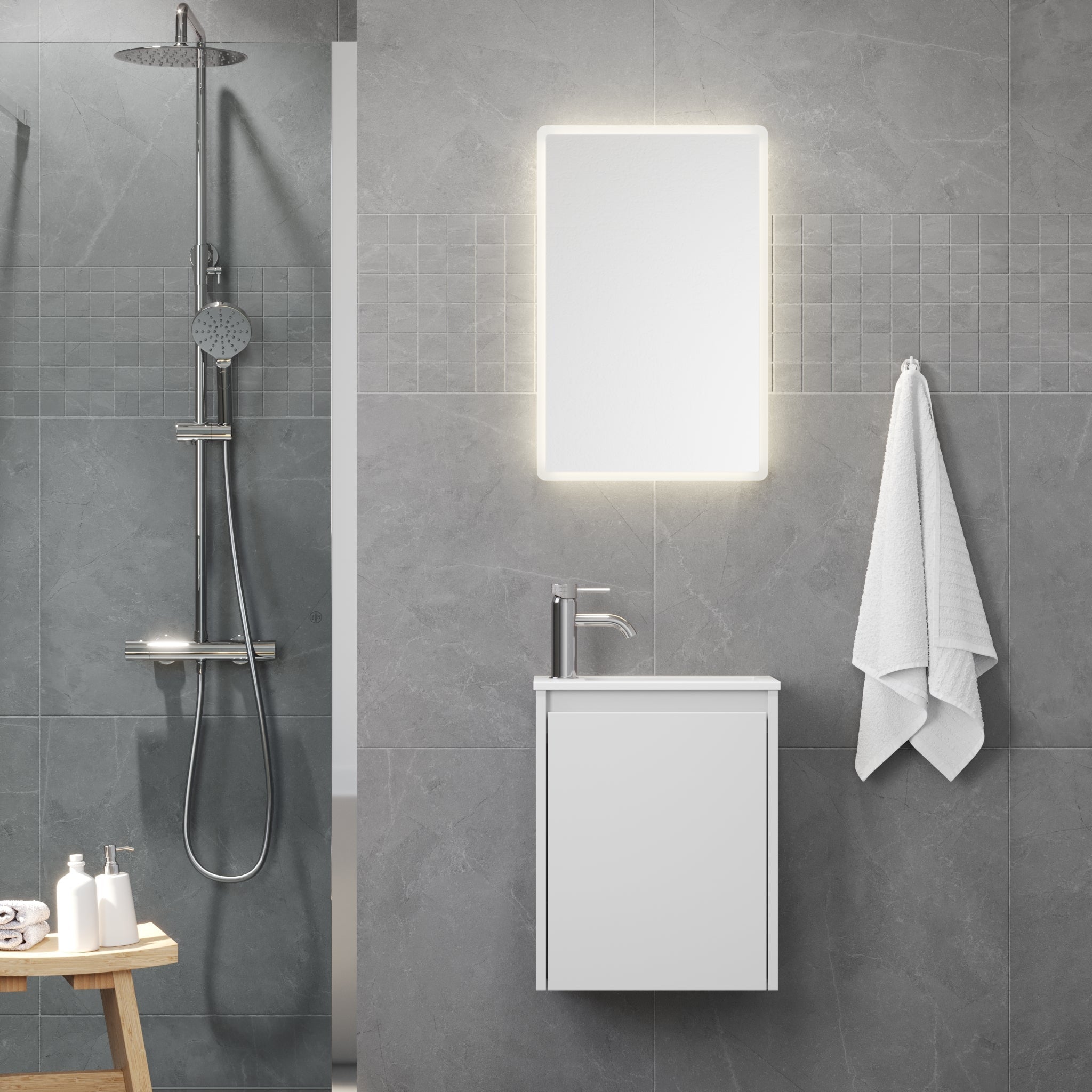 Como LED Spegel - Speglar - BATH DELUXE - BASIC - 01 - 039 - 11 - 58 - 02 - BATHDELUXE SWEDEN