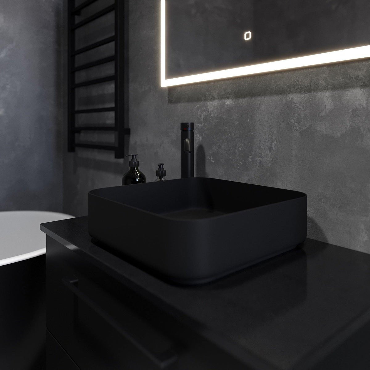 Fornæs LED spegel, Rektangulär - Speglar - BATH DELUXE - EXCLUSIVE - 01 - 120 - 07 - 58 - 00 - BATHDELUXE SWEDEN