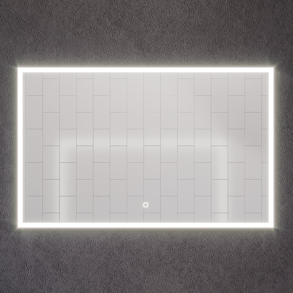 Fornæs LED spegel, Rektangulär - Speglar - BATH DELUXE - EXCLUSIVE - 01 - 120 - 07 - 58 - 00 - BATHDELUXE SWEDEN