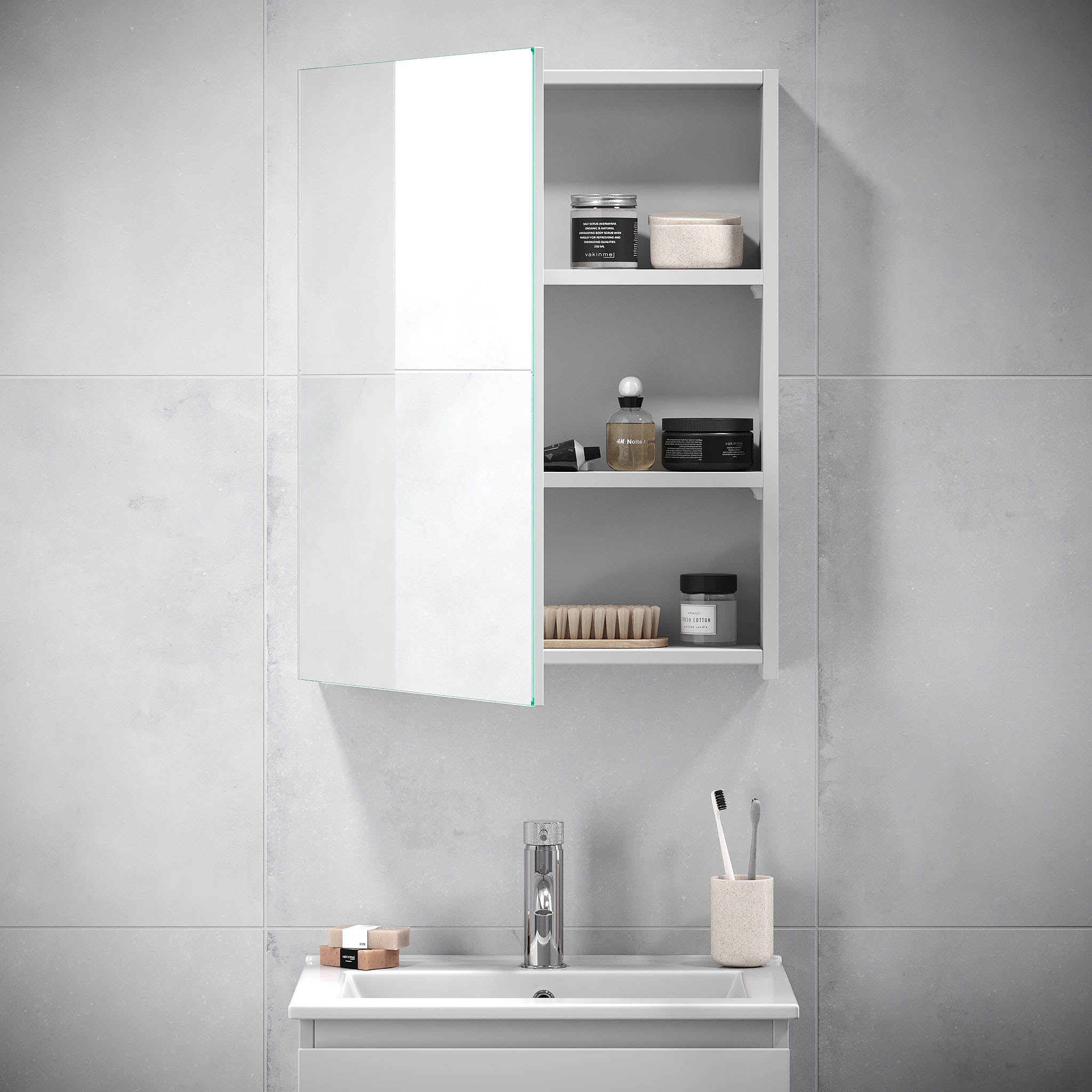 Kenwood Spegelskåp - Spegelskåp - BATH DELUXE - BASIC - 02 - 050 - 63 - 02 - 01 - BATHDELUXE SWEDEN