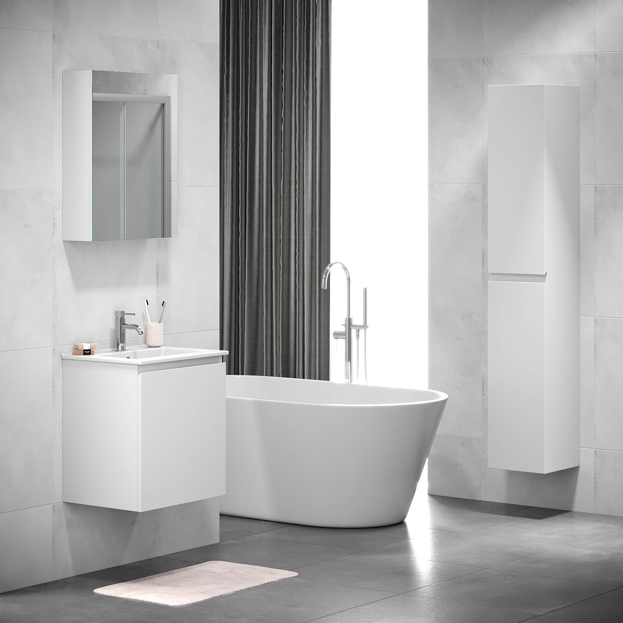 Kenwood Spegelskåp - Spegelskåp - BATH DELUXE - BASIC - 02 - 050 - 63 - 02 - 01 - BATHDELUXE SWEDEN