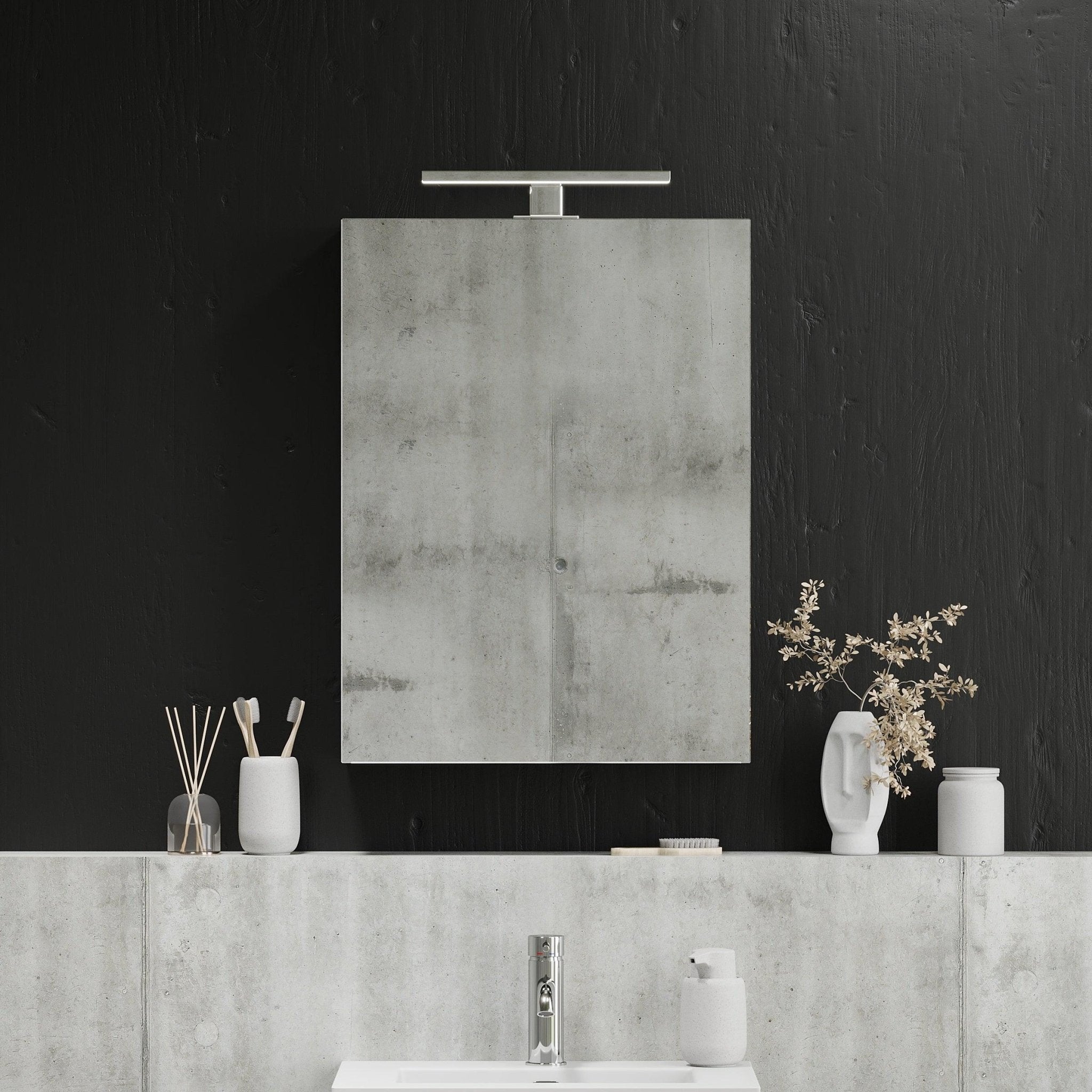 Morgedal, Spegelskåp, Vit Matta - 100 cm - Spegelskåp - BATH DELUXE - EXCLUSIVE - 02-100-53-01-00 - BATHDELUXE SWEDEN