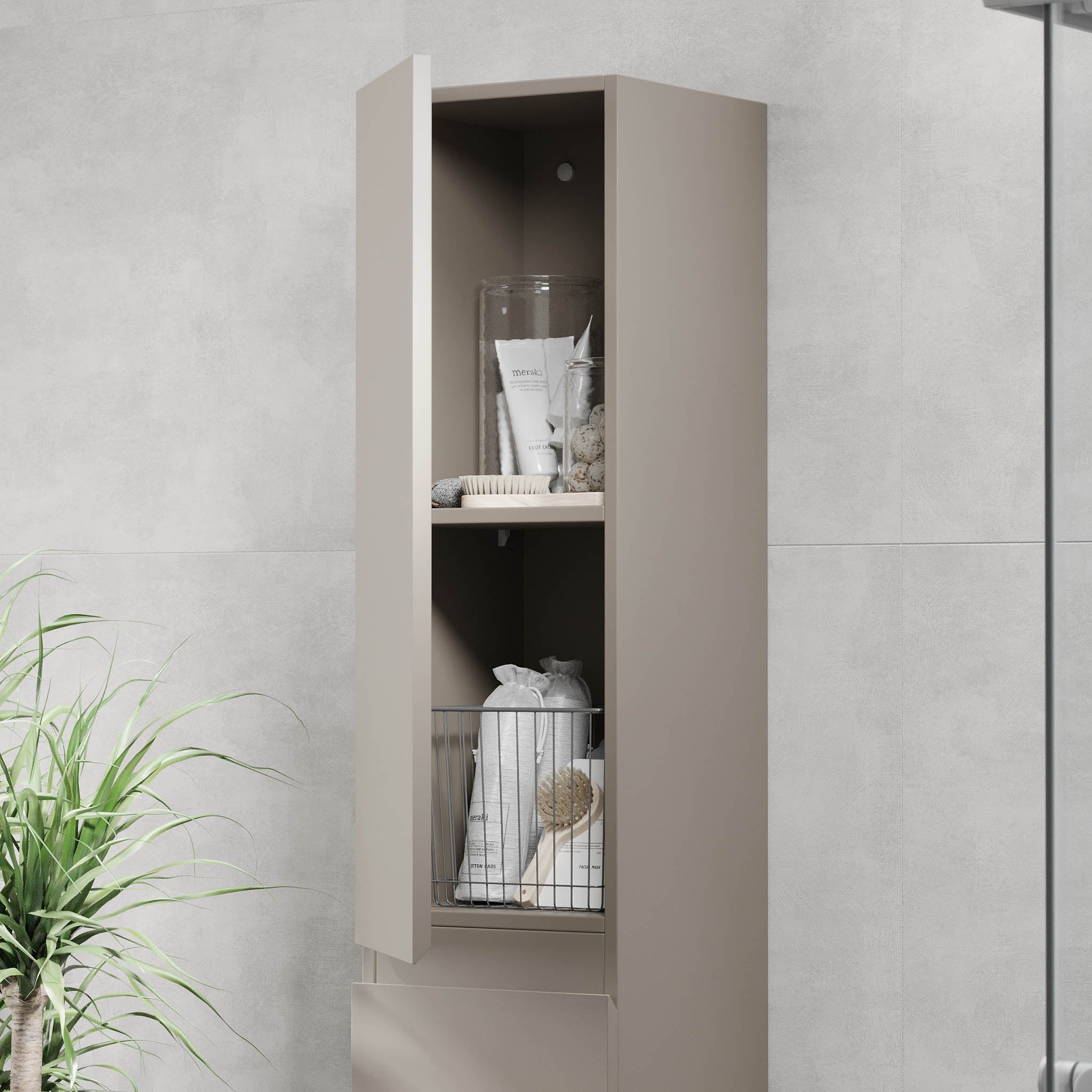Kenwood, Högskåp, Marakesh - 30 cm - Högt skåp - BATH DELUXE - BASIC - 04-030-63-29-01 - BATHDELUXE SWEDEN