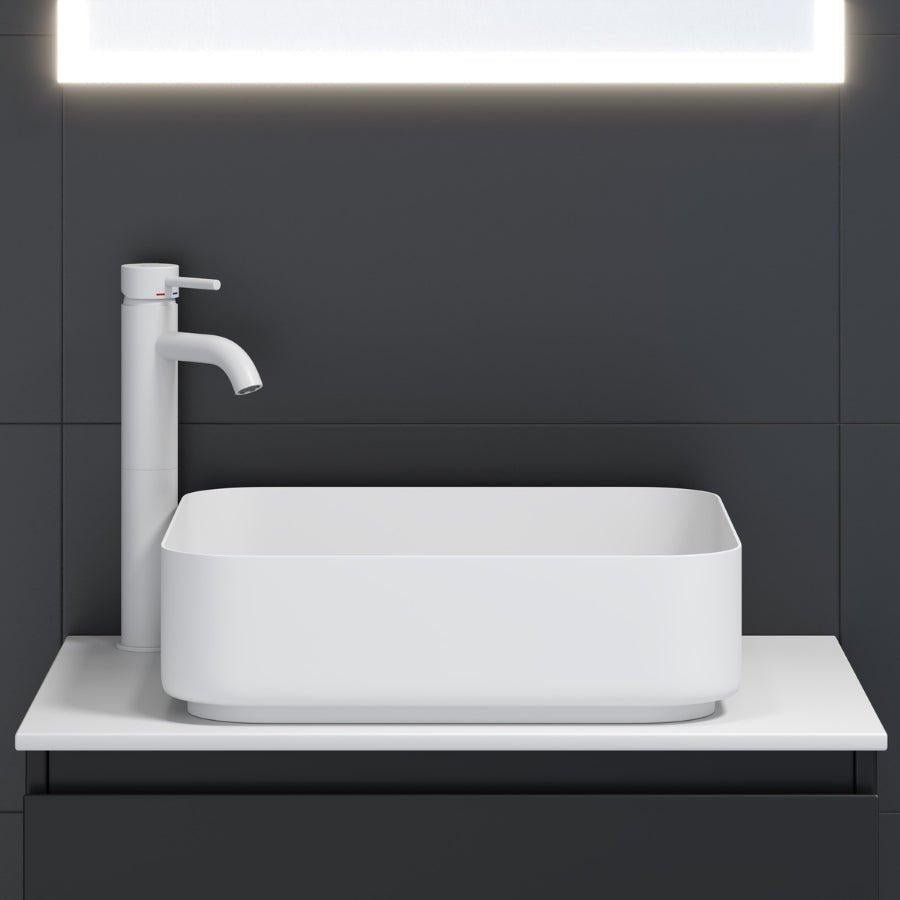 Ljørdal, Wash Basin, White Mat - 40 cm - MASTERSTORE - 8595677136111 - Wash Basin - 06 - 040 - 17 - 01 - 00 - 8595677136111
