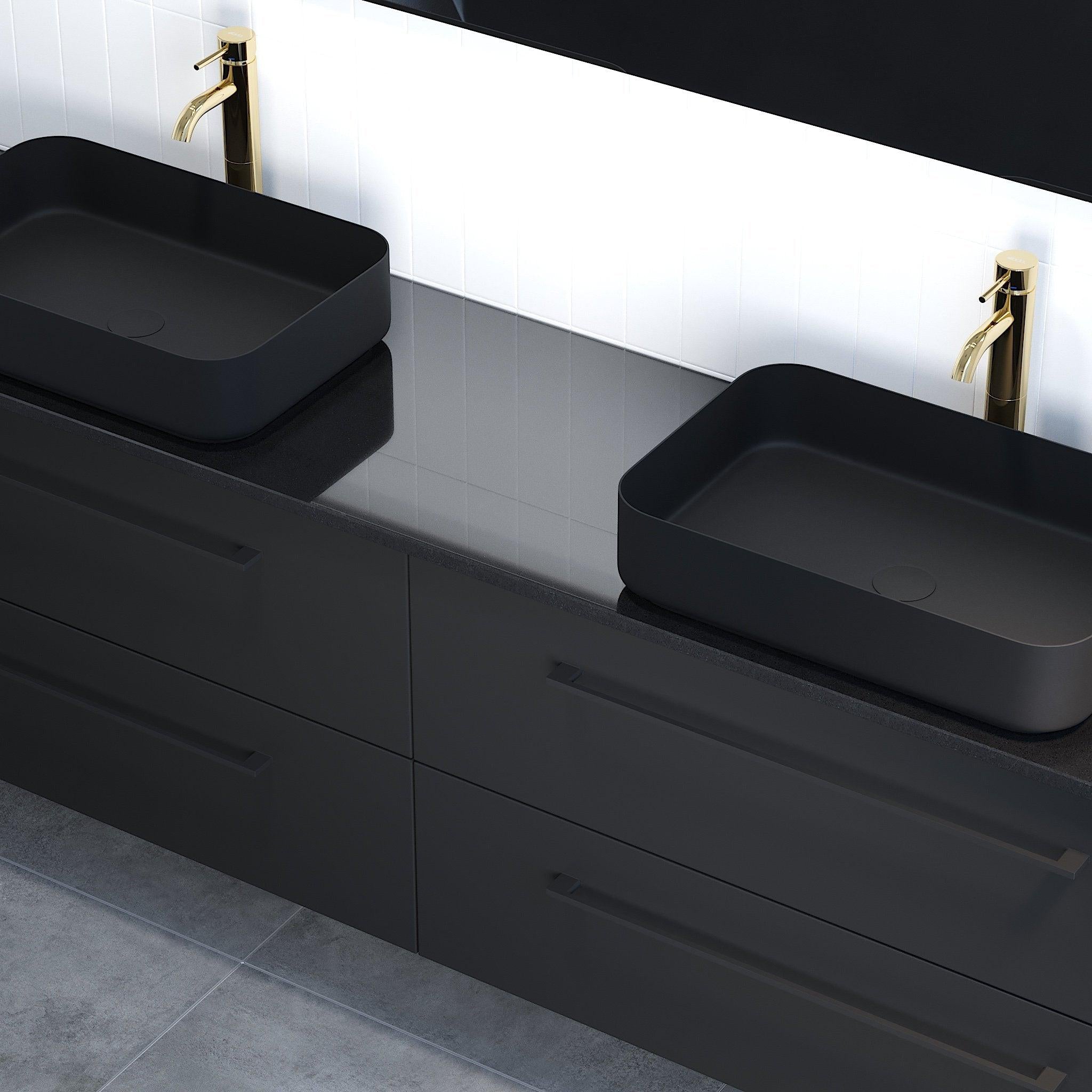 Ljørdal, Wash Basin, Brass Mat - 52 cm - MASTERSTORE - 8595677129205 - Wash Basin - 06 - 052 - 18 - 70 - 00 - 8595677129205