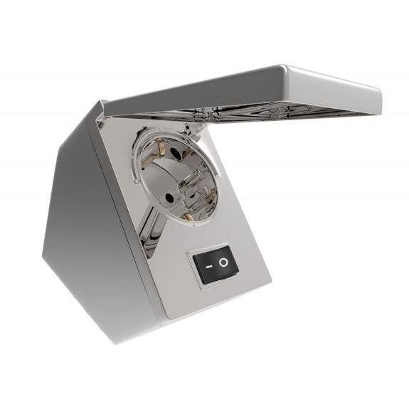 El - vis, Möbelaccessoarer, Krom - 12 cm - Tillbehör Spegelskåp - BATH DELUXE - EXCLUSIVE - 08-006-02-04-00 - BATHDELUXE SWEDEN