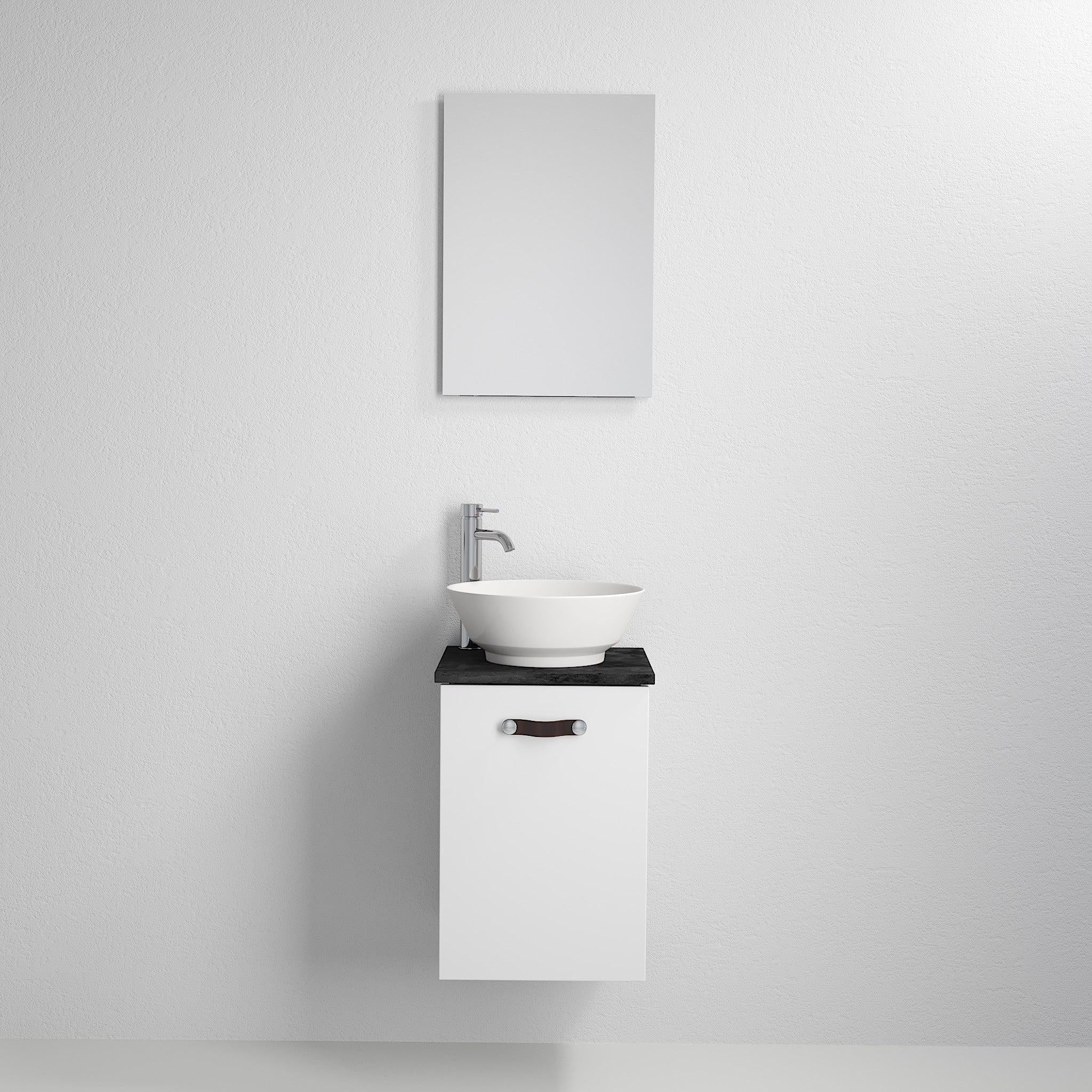 Taarnholm, Möbelset - En låda, Vit Matta - 40 cm - Möbelset - En låda - BATH DELUXE - EXCLUSIVE - 09-040-01-01-00 - BATHDELUXE SWEDEN