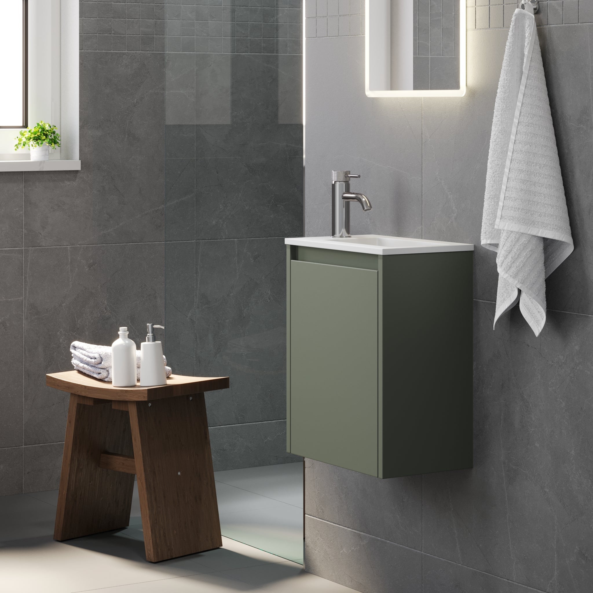 Tvättställsskåp Como - Badrumsmöbler - BATH DELUXE - BASIC - 09 - 040 - 11 - 88 - 02 - BATHDELUXE SWEDEN