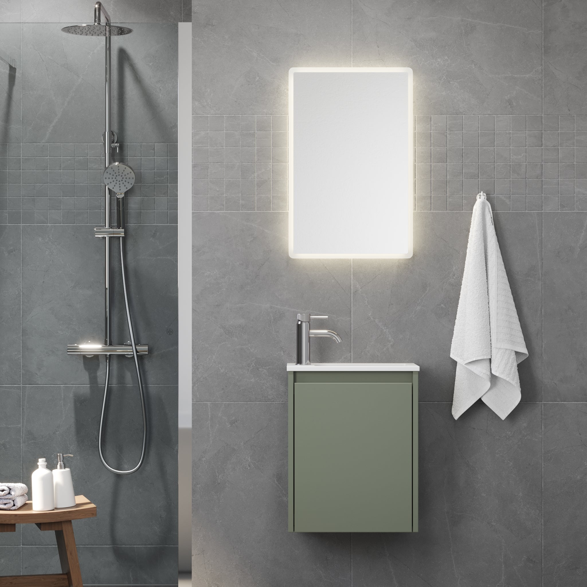 Tvättställsskåp Como - Badrumsmöbler - BATH DELUXE - BASIC - 09 - 040 - 11 - 88 - 02 - BATHDELUXE SWEDEN