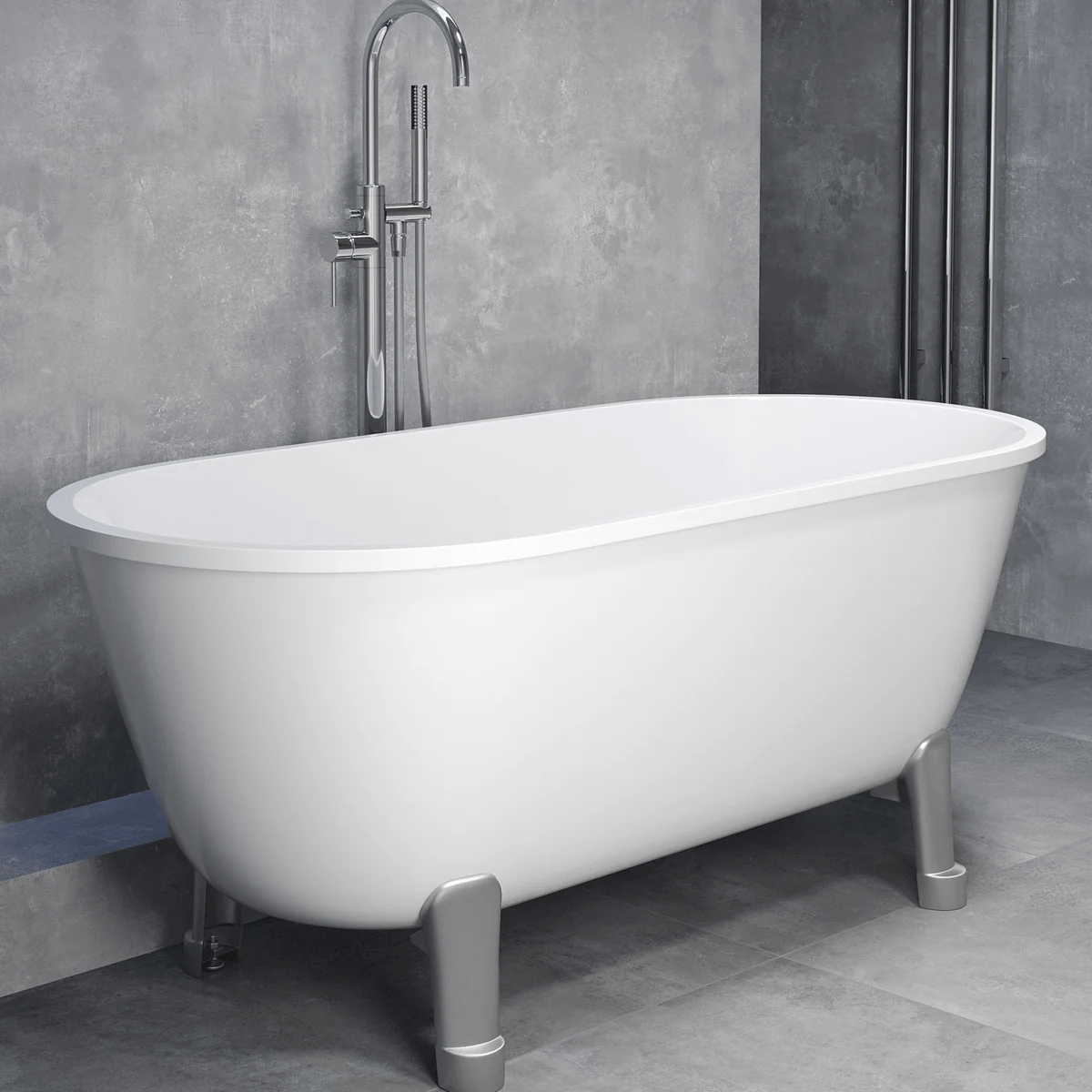 Rønne Tassbadkar - Fristående badkar - BATH DELUXE - PRESTIGE - 11 - 160 - 32 - 11 - 00 - BATHDELUXE SWEDEN