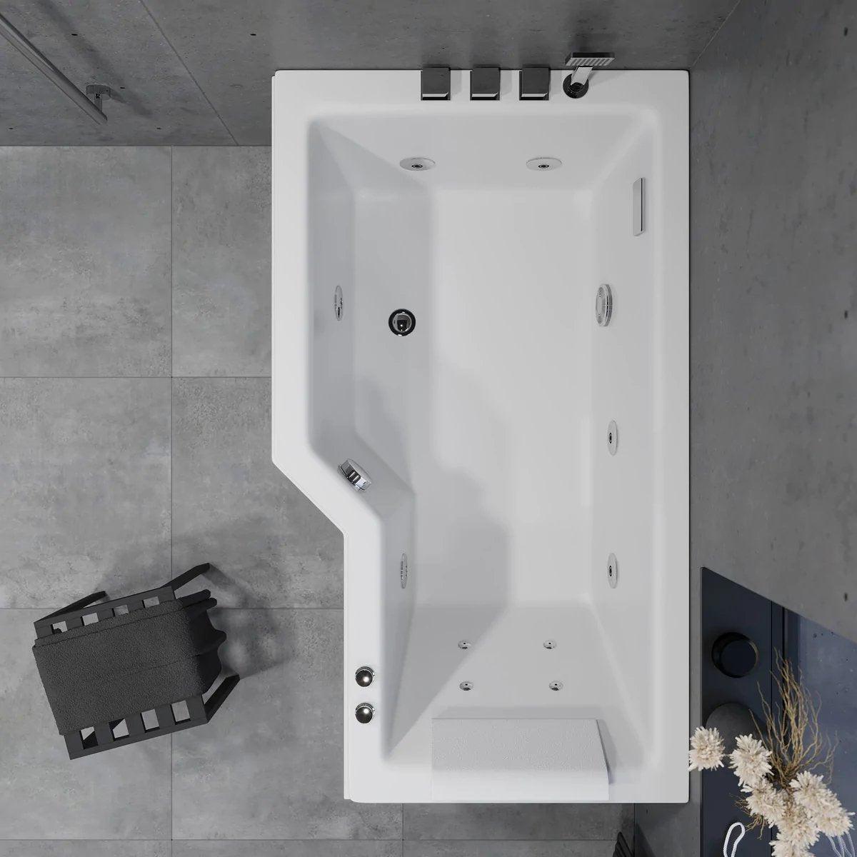 Svensmarke, Whirpool, Vit Blank - 150 cm - Whirlpool - BATH DELUXE - EXCLUSIVE - 12-150-17-11-00 - BATHDELUXE SWEDEN