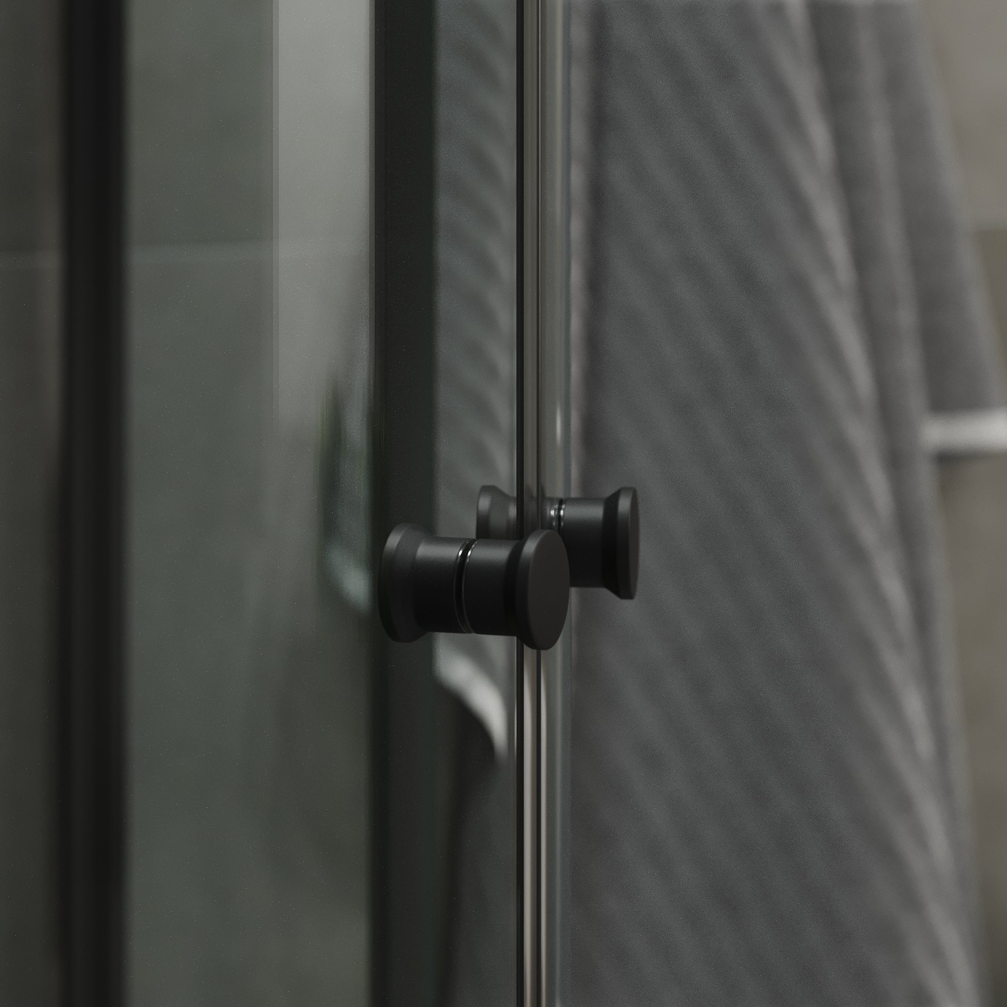 Austin, Duschkabinset - Code, Klar/Svart - 90 cm - Duschkabinset - Kod - BATH DELUXE - BASIC - 20-090-14-02-02 - BATHDELUXE SWEDEN