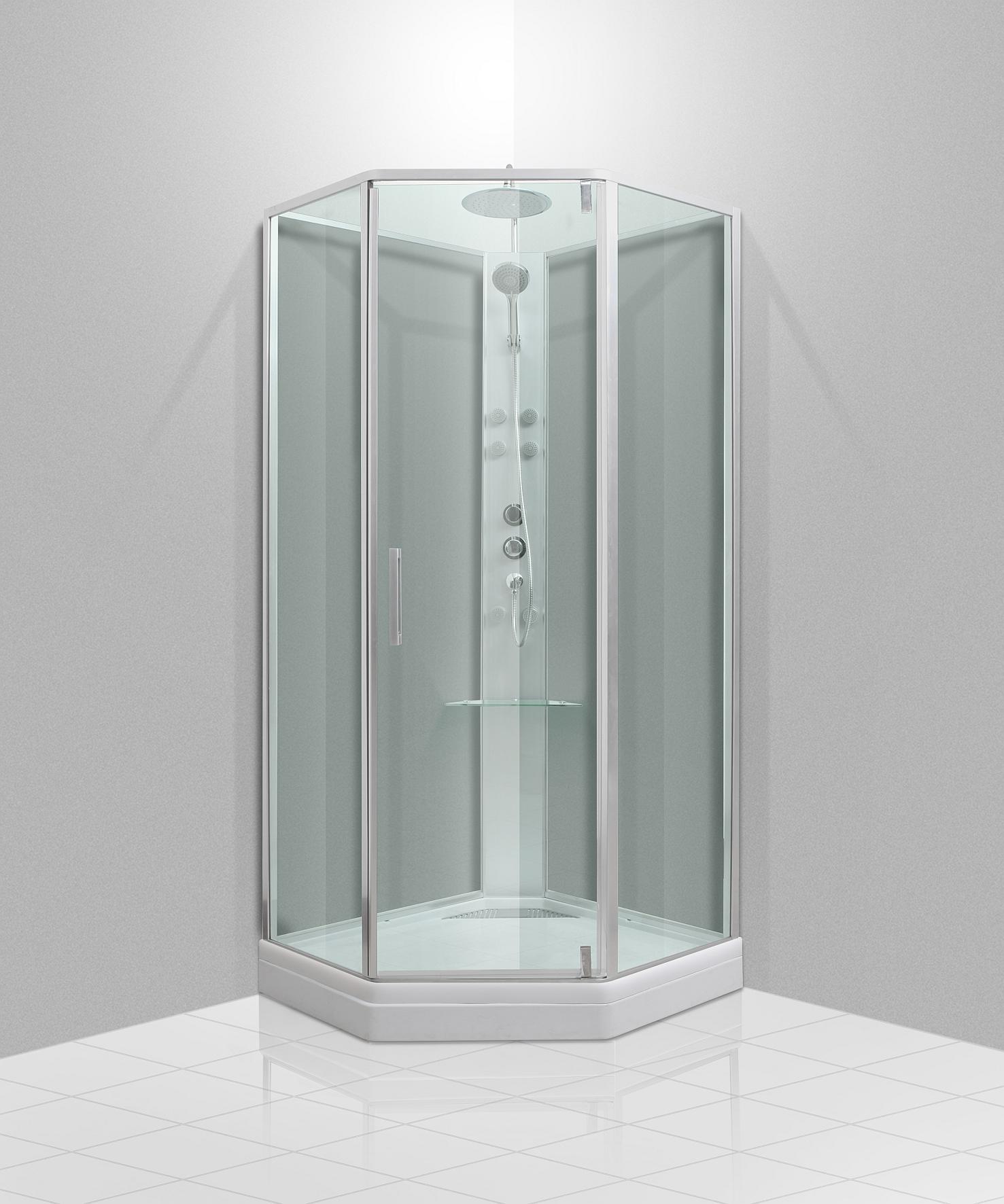 Marienlyst, Duschkabinset - Code, Glas Svart - 100 cm - Duschkabinset - Kod - BATH DELUXE - PRESTIGE - 20-100-01-52-40 - BATHDELUXE SWEDEN