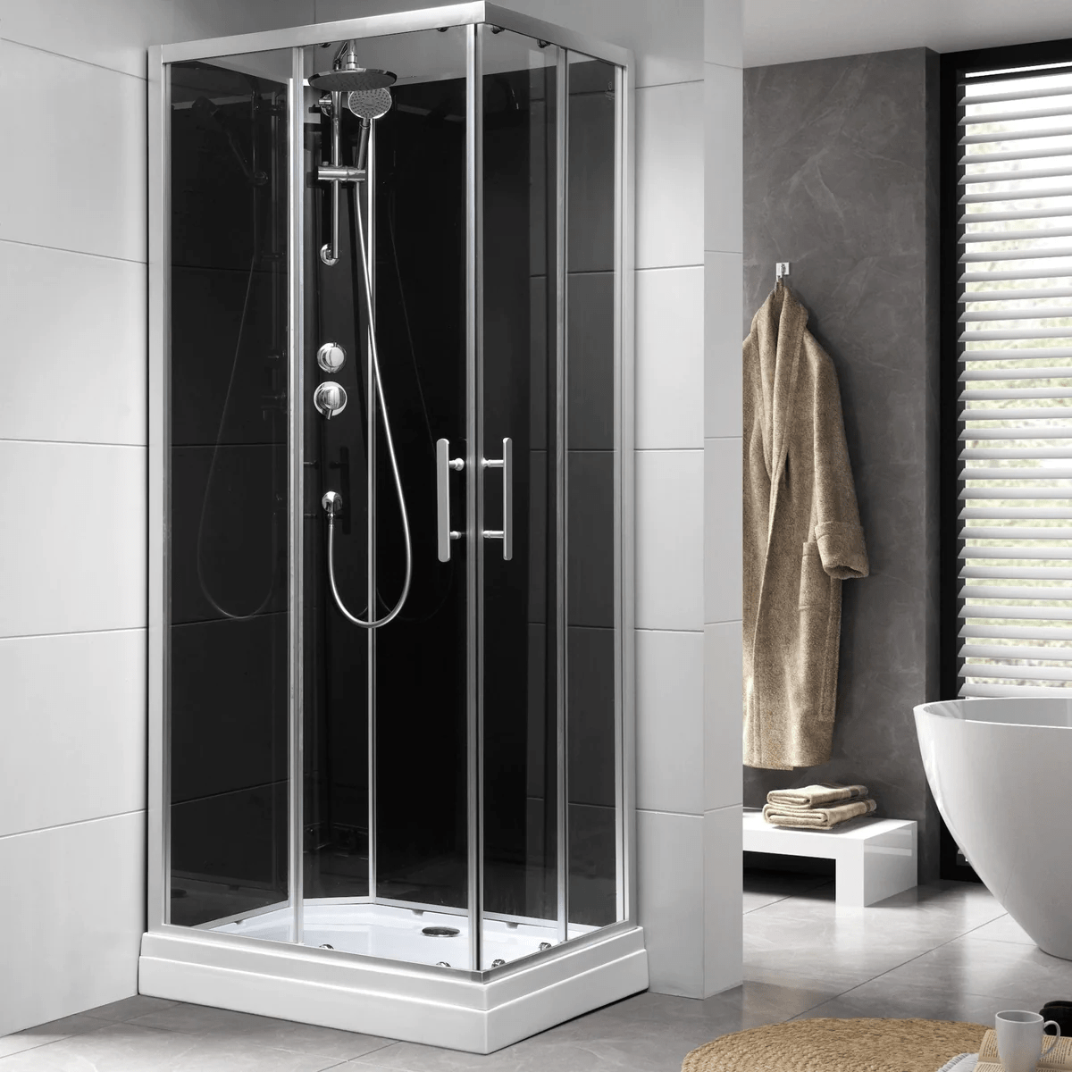 Gilleleje Duschkabin - Duschkabiner - BATH DELUXE - EXCLUSIVE - 20 - 709 - 01 - 52 - 00 - BATHDELUXE SWEDEN