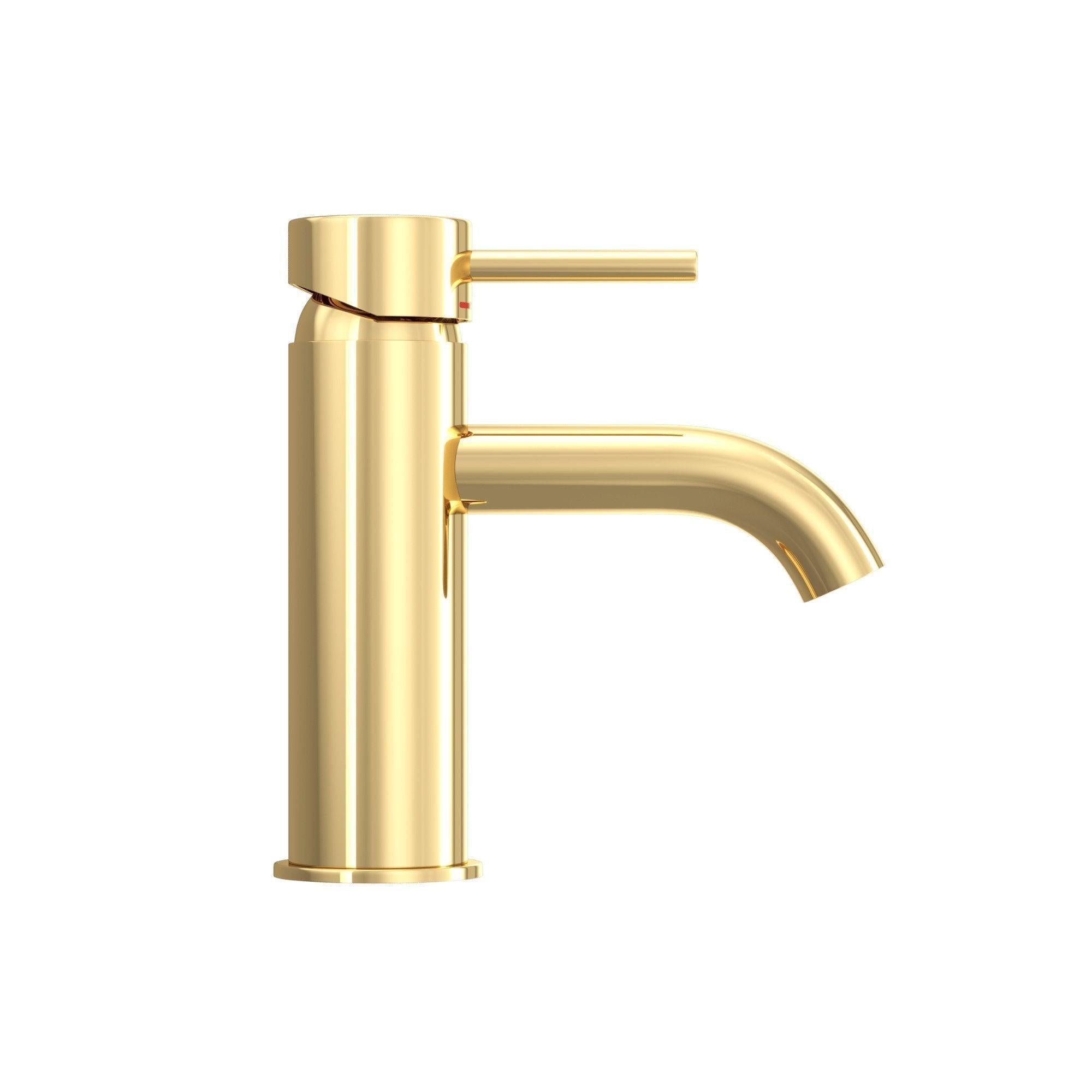 Dragør, Blandare - Tvättställ, Mässing Blank - 5 cm - Blandare - Tvättställ - BATH DELUXE - EXCLUSIVE - 28-005-01-64-04 - BATHDELUXE SWEDEN