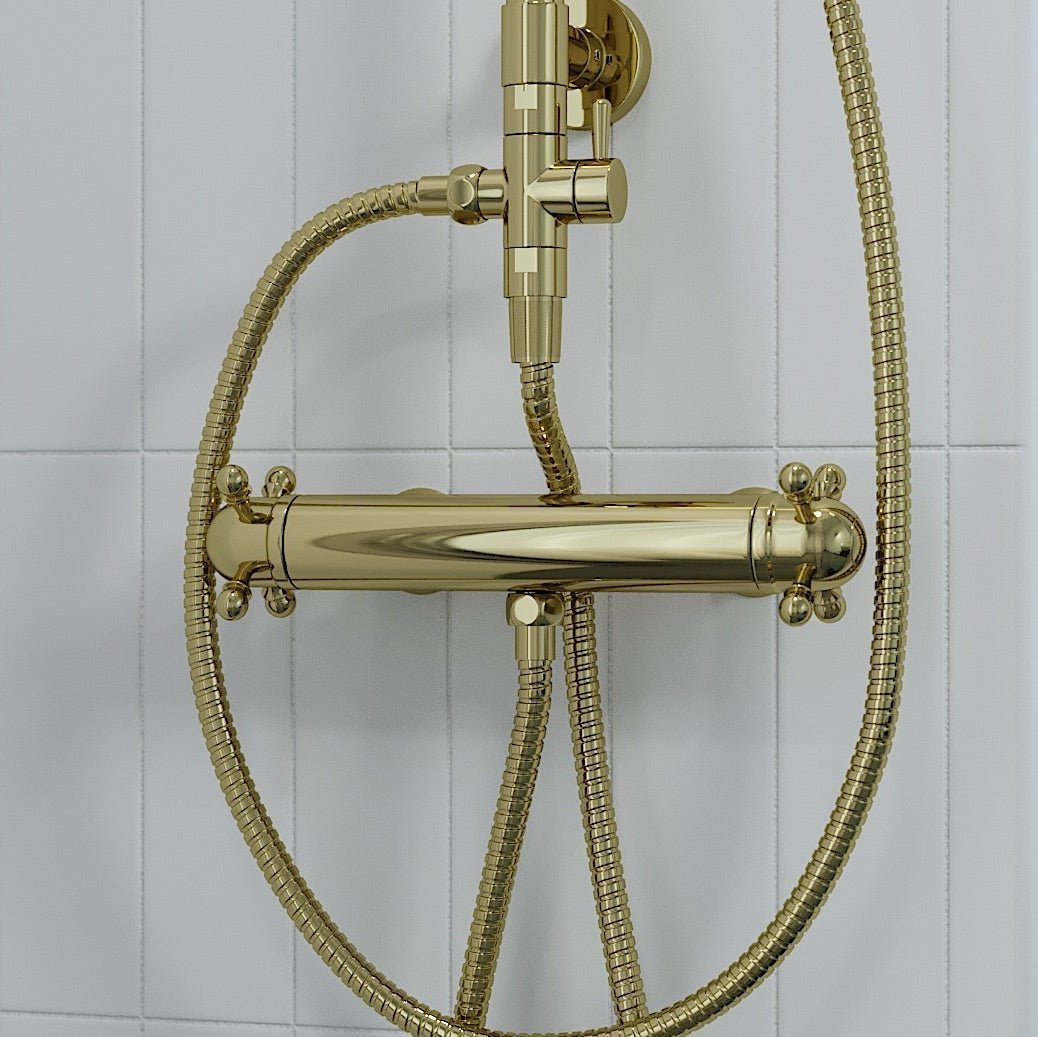 Ærøskøbing, Blandare - Dusch, Krom - 27,6 cm - Blandare - Dusch - BATH DELUXE - EXCLUSIVE - 28-015-03-60-00 - BATHDELUXE SWEDEN