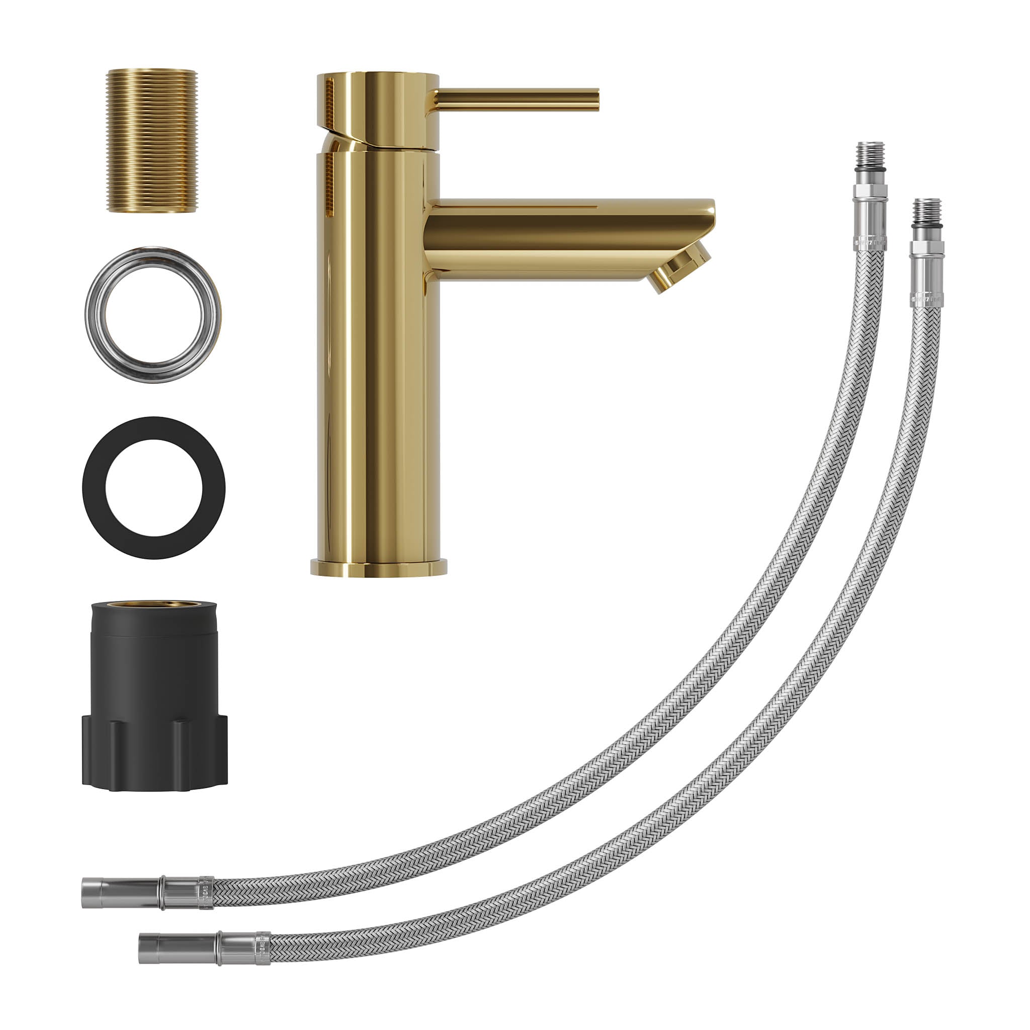 Ringsted, Mixer - Wash Basin, Brass Shiny - 4,5 cm - MASTERSTORE - 8595677184693 - Mixer - Wash Basin - 28 - 017 - 03 - 64 - 02 - 8595677184693