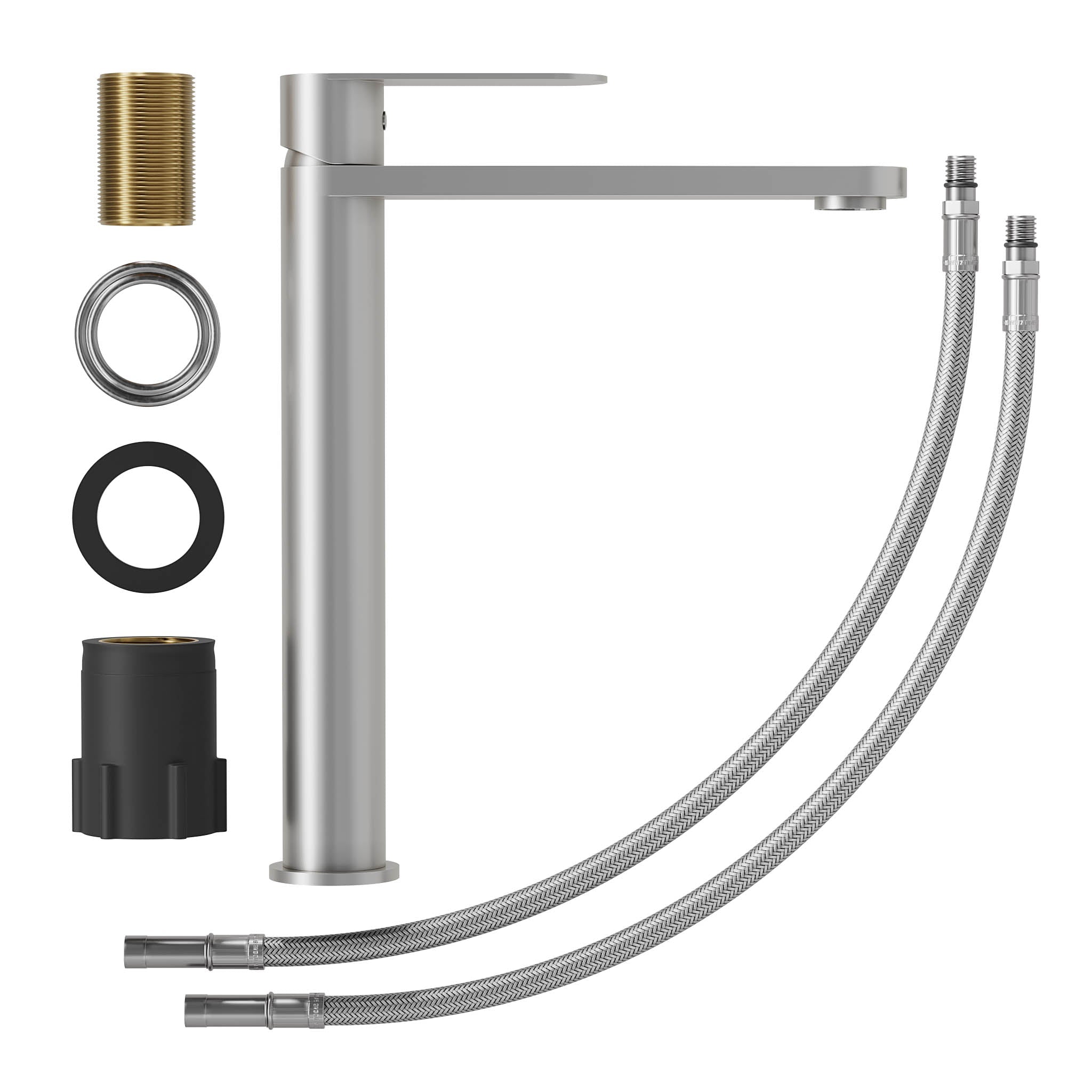 Tårnby, Blandare - Tvättställ, Rostfri - 3,5 cm - Blandare - Tvättställ - BATH DELUXE - BASIC - 28-027-02-71-02 - BATHDELUXE SWEDEN