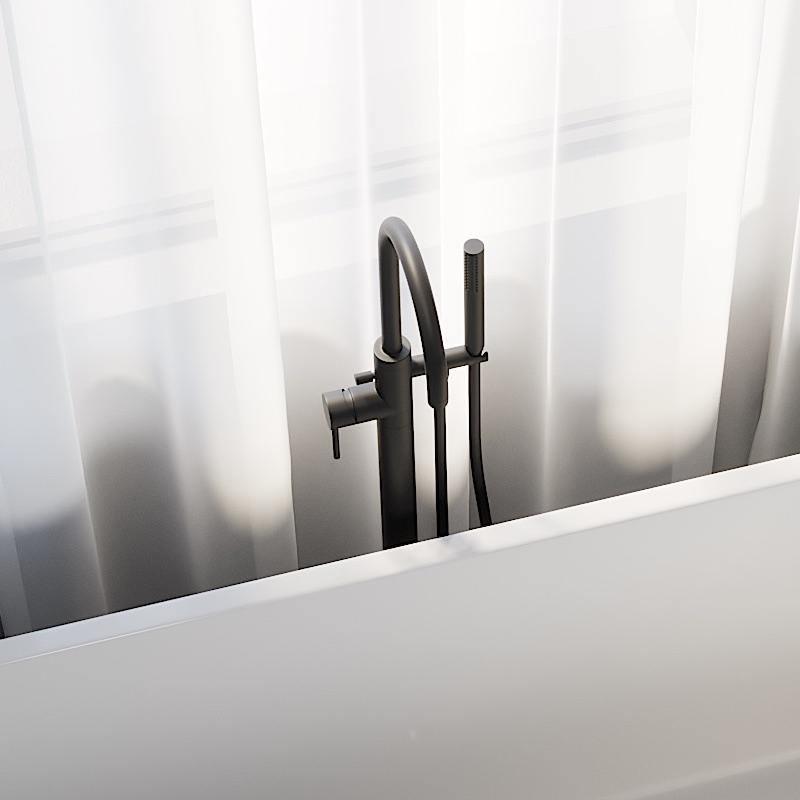 Dragør, Blandare - Badkar, Krom - 23 cm - Blandare - Badkar - BATH DELUXE - PRESTIGE - 28-114-01-60-00 - BATHDELUXE SWEDEN