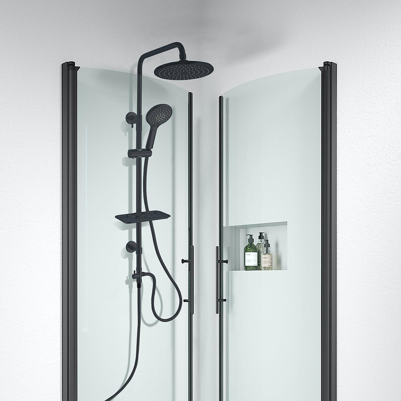 Martofte, Duschrörsset, Svart Matta - 29 cm - Duschrörsset - BATH DELUXE - EXCLUSIVE - 31-120-02-02-00 - BATHDELUXE SWEDEN