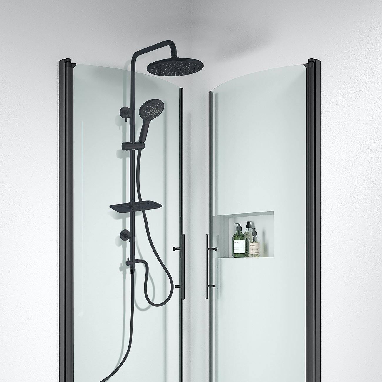 Martofte Takdusch m/tak - och handdusch, Matt Svart - Takduschset - BATH DELUXE - EXCLUSIVE - 31 - 120 - 02 - 02 - 00 - BATHDELUXE SWEDEN