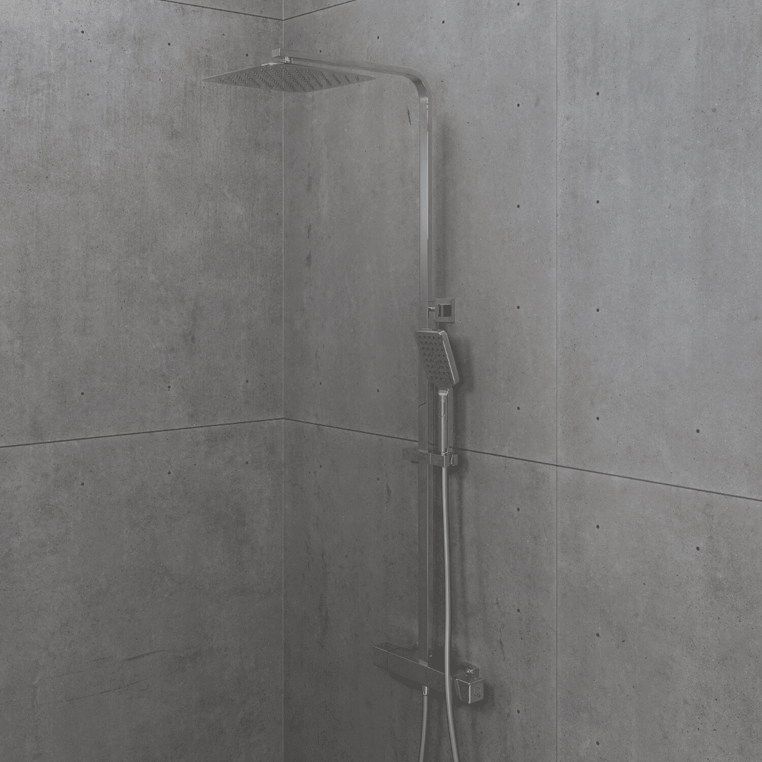 Næsby, Duschrörsset, Svart Matta - 29 cm - Duschrörsset - BATH DELUXE - EXCLUSIVE - 31-120-06-02-00 - BATHDELUXE SWEDEN